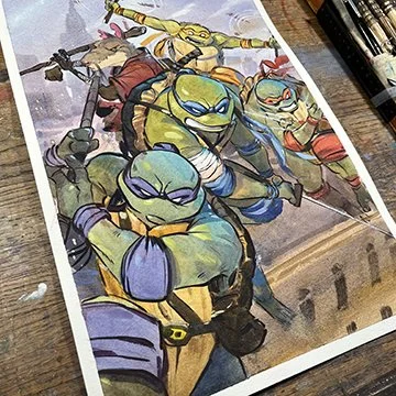 Image of TEENAGE MUTANT NINJA TURTLES & SPLINTER