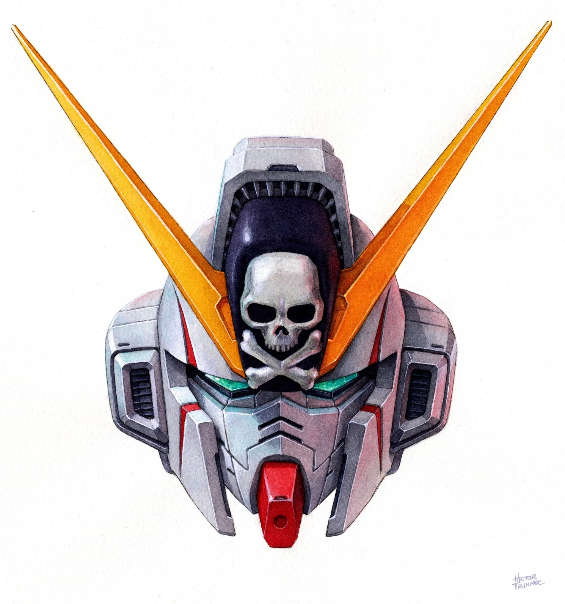 Image of CROSSBONE GUNDAM HEADSHOT