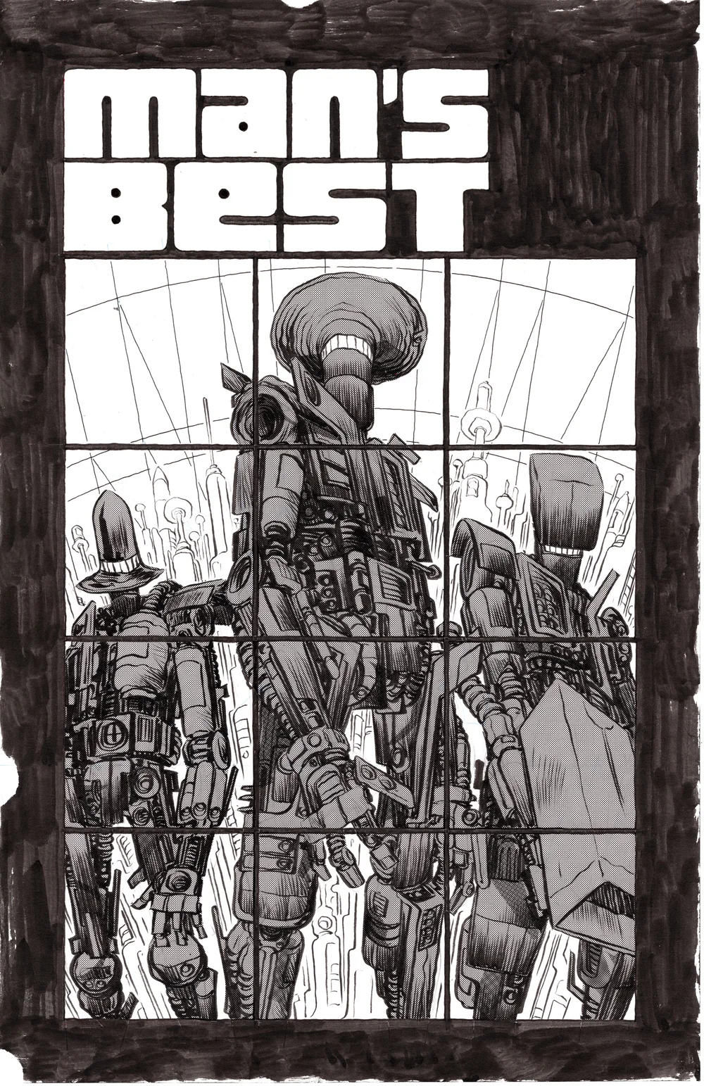 MAN'S BEST ISSUE #1, COVER B Comic Art