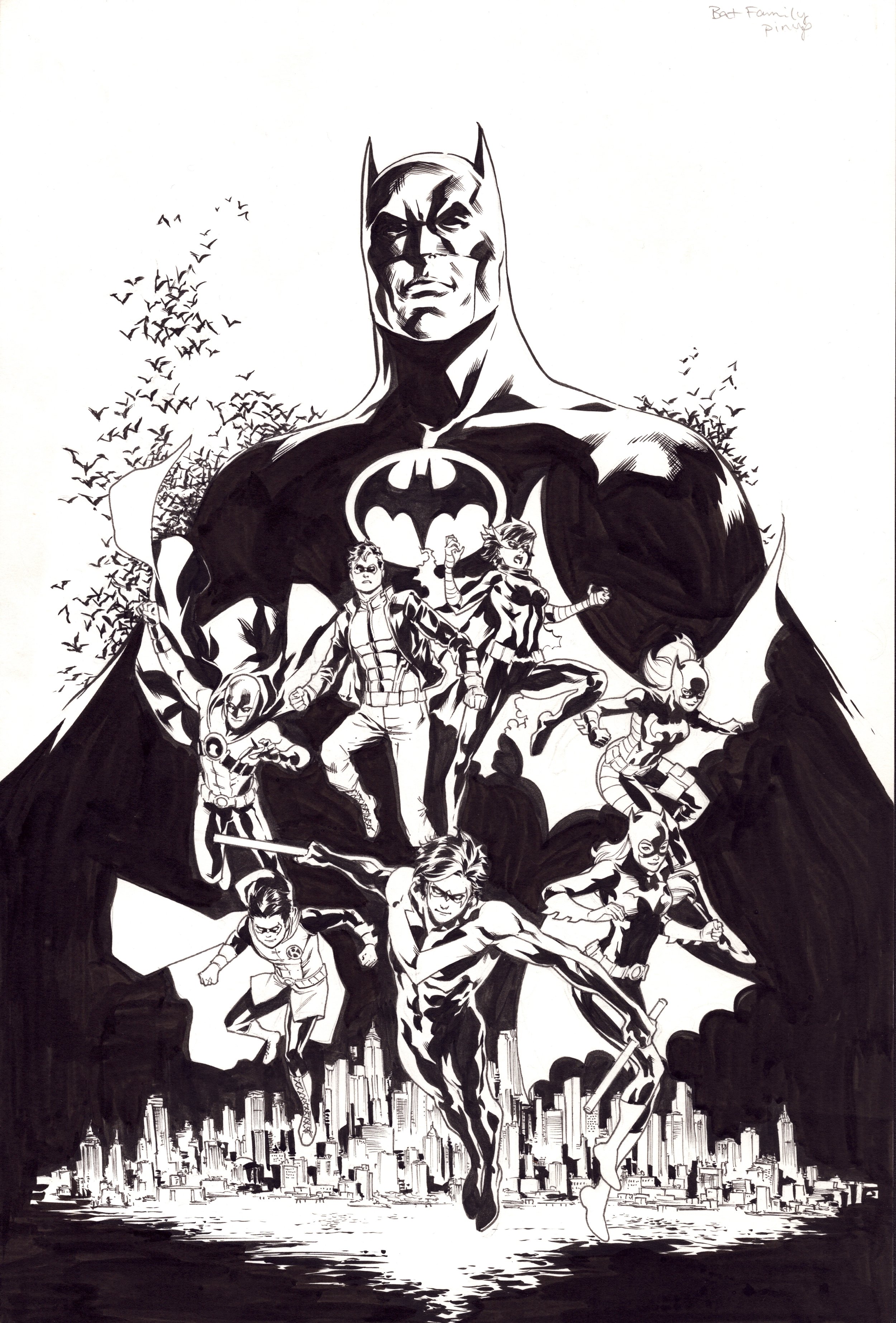 Bat-Family Pinup