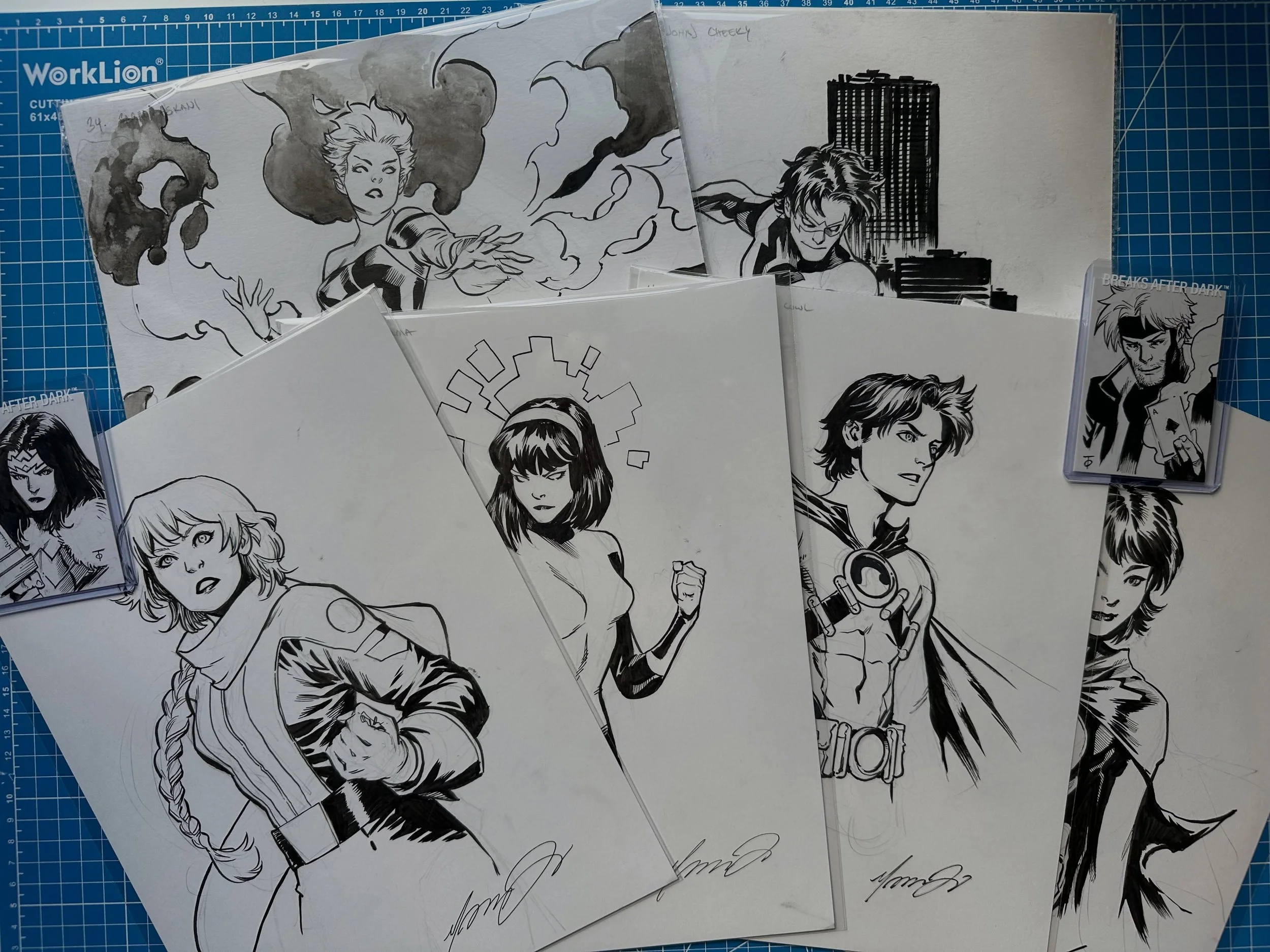 The long-awaited package from north of the border arrived last night from @marcusanthonyto. All of the latest commissions - plus some brand-new pieces that will be released soon - are here and will soon be on their way to their lucky new owners!