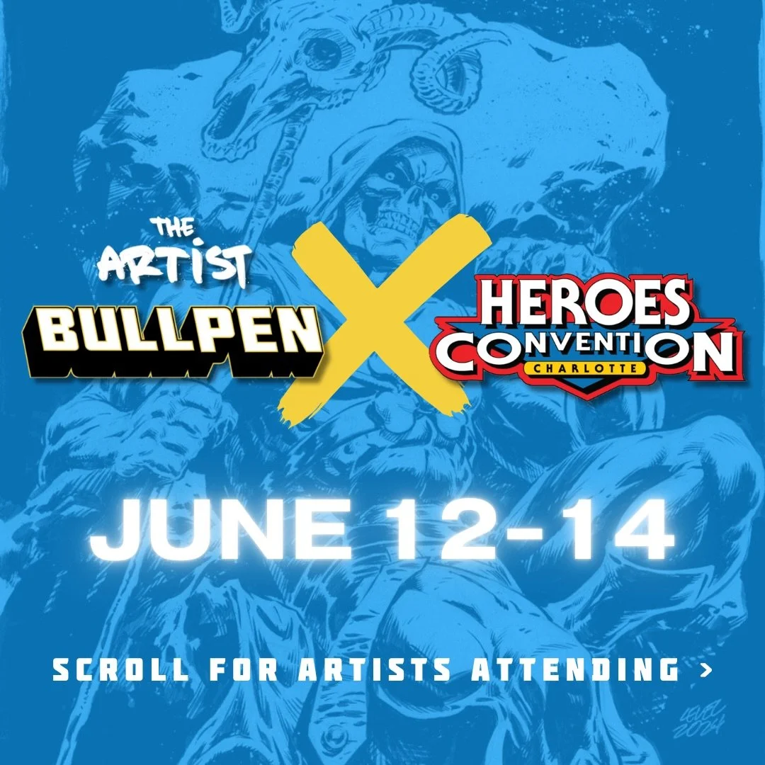 We&rsquo;re absolutely thrilled to be returning to one of our favorite conventions of the year, @heroesonline, this weekend! There&rsquo;s so much on offer that it would be hard to mention everything here. You&rsquo;ll find work from the 10 artists j