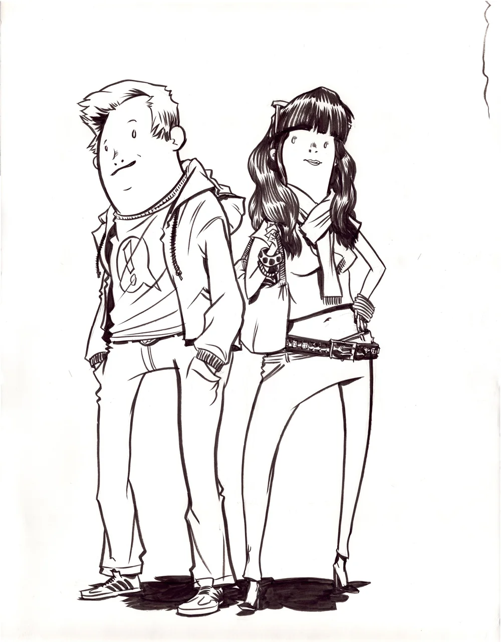 CHARACTER CONCEPTS - UNPUBLISHED Comic Art