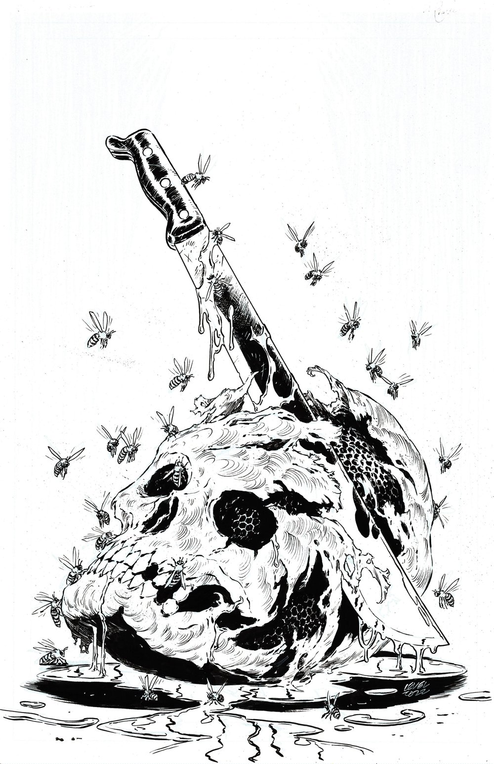 FOULBROOD #6 COVER VARIANT Comic Art