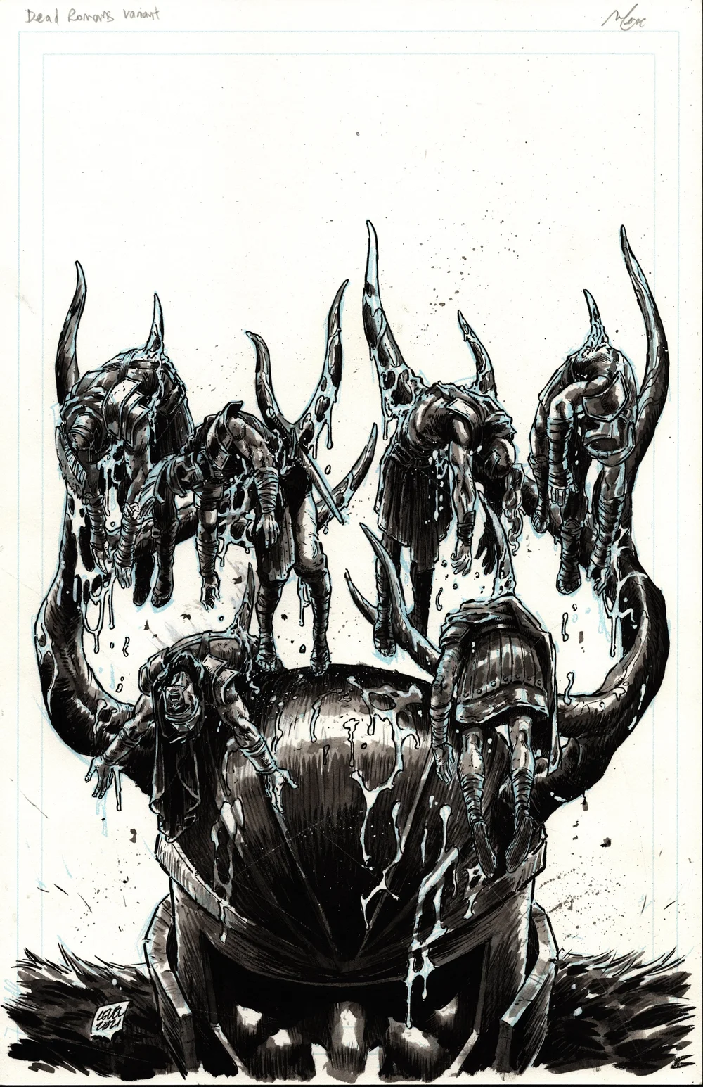 DEAD ROMANS #4 COVER C Comic Art