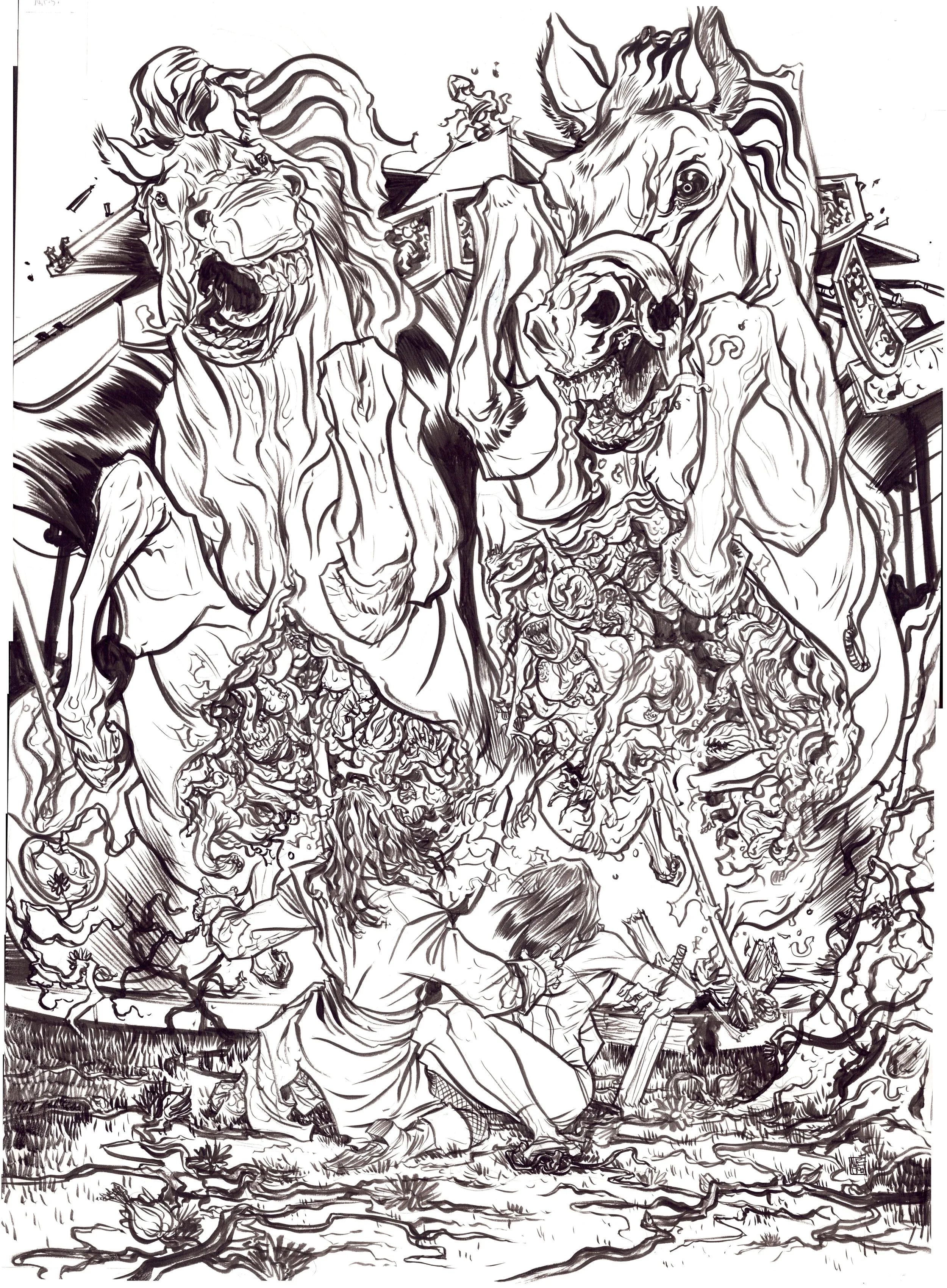 Image of Full Page Splash - Fluorescent Black, Heavy Metal Magazine