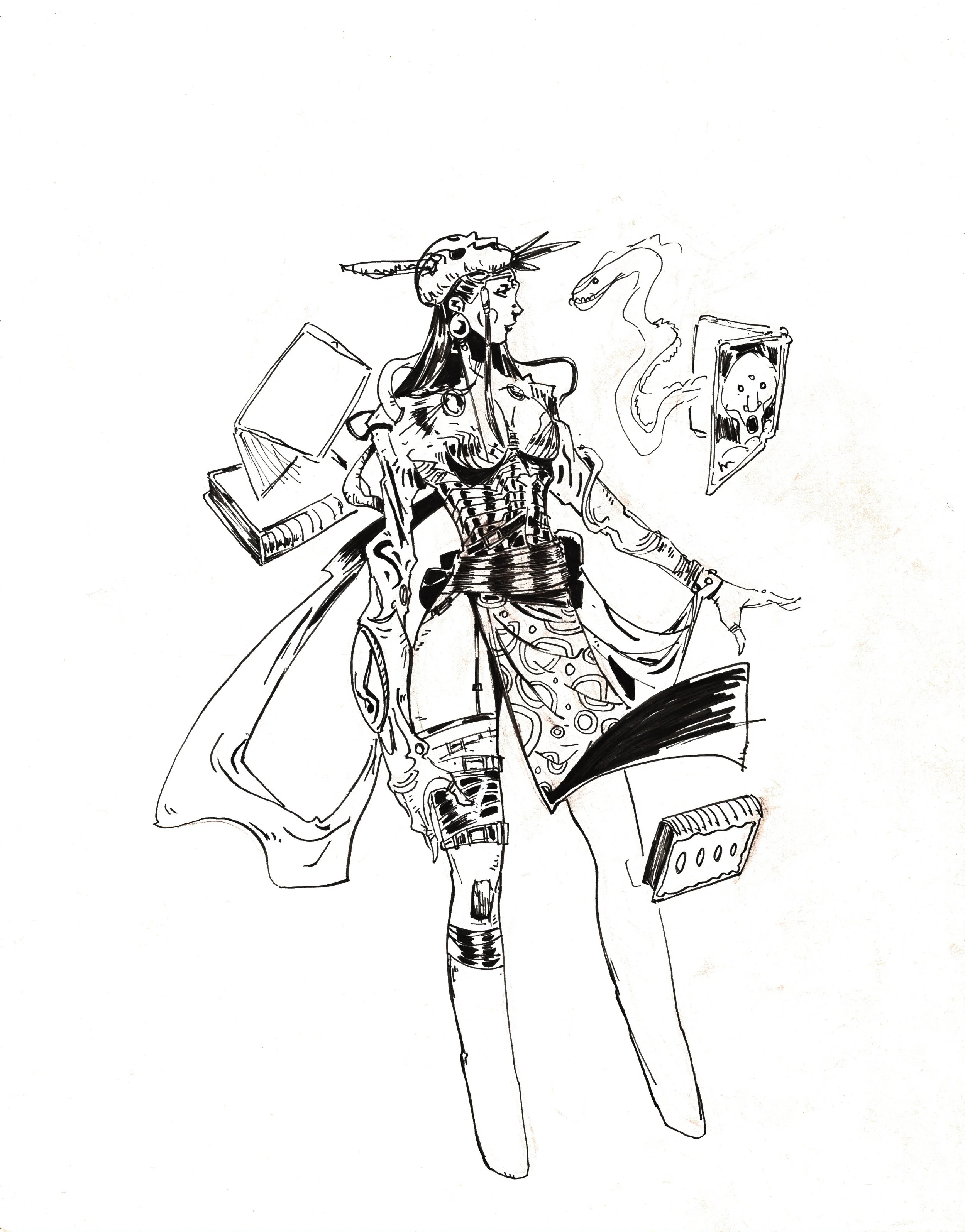 Sorceress by Eric Bonhomme