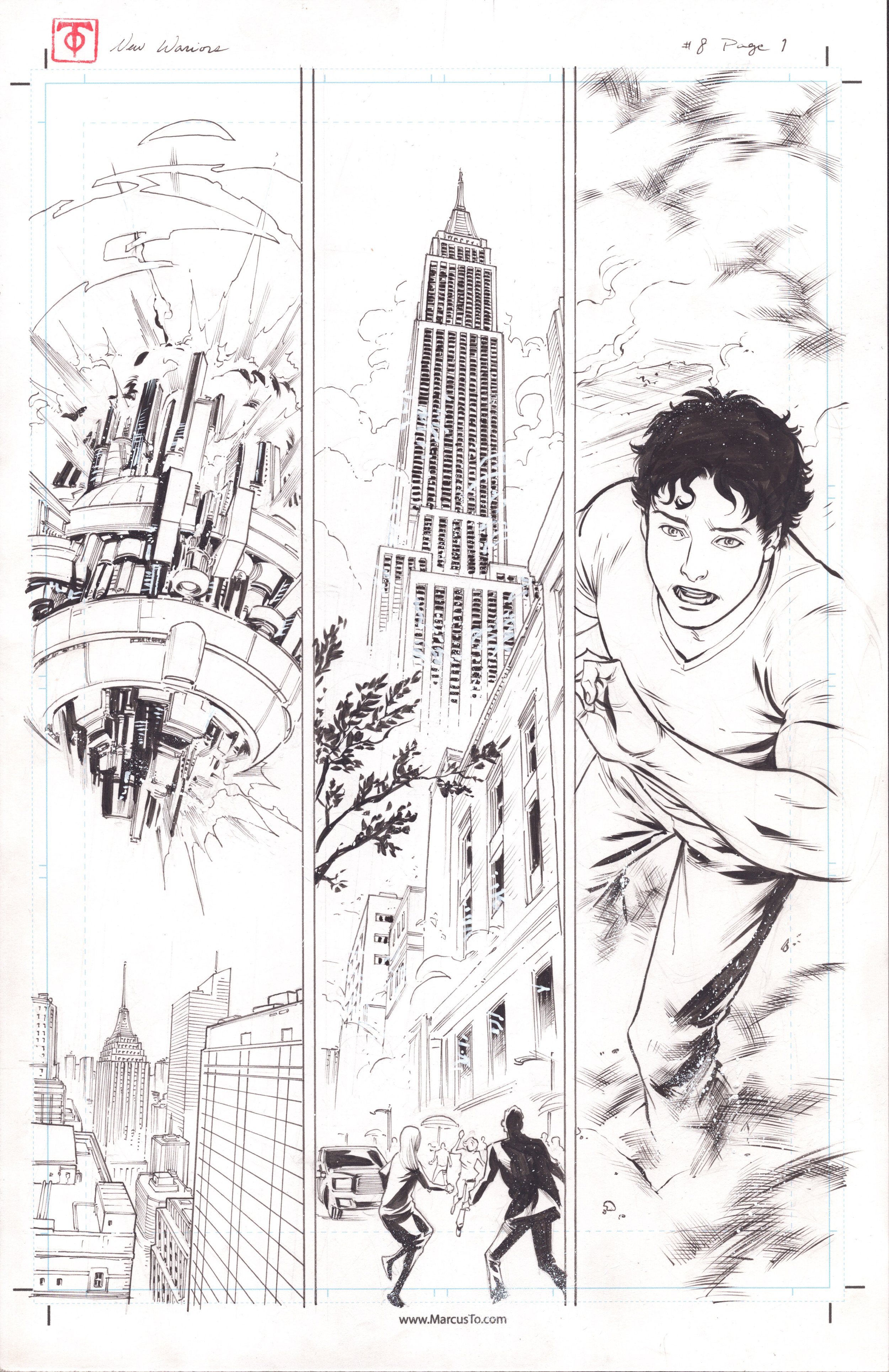 New Warriors Issue #8, Page 1