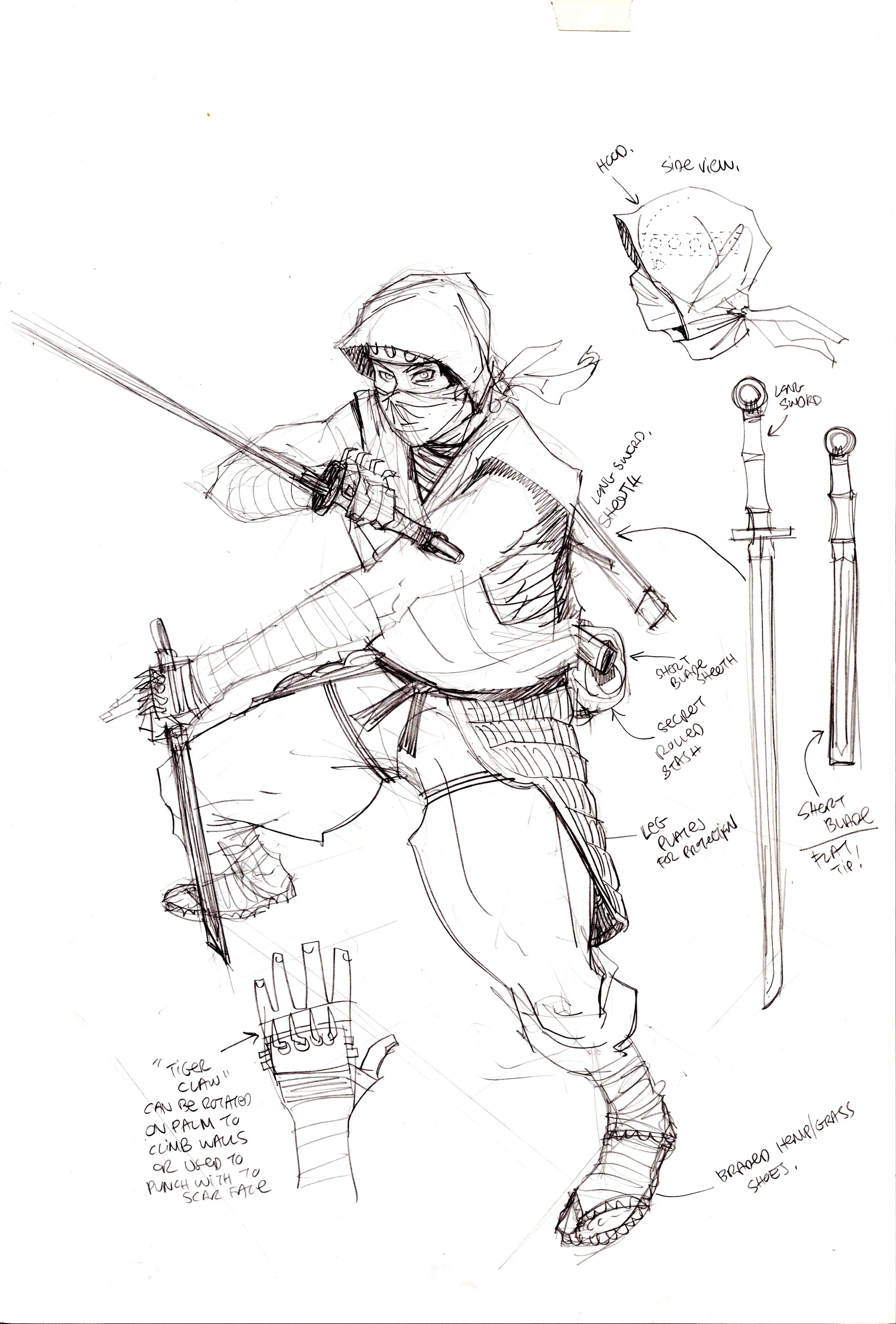 Image of Ninja Character Design 1