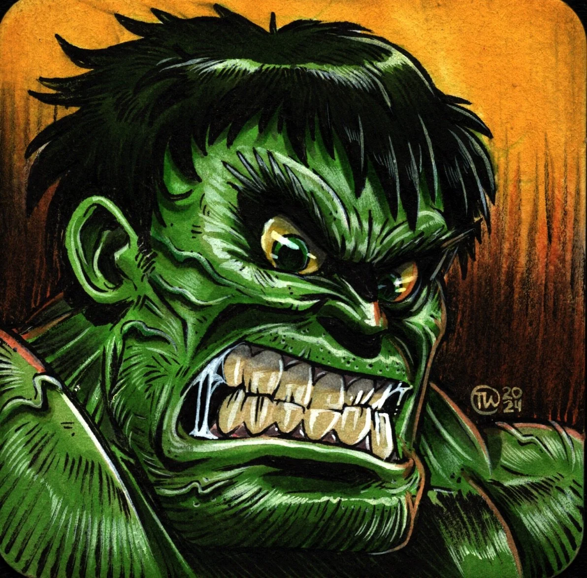 HULK Comic Art