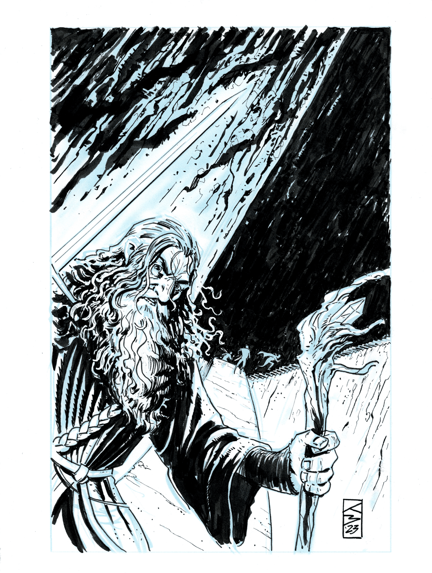 GANDALF Comic Art
