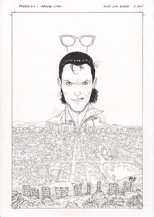André Lima Araújo | Friendo #1 Jetpack Comics Cover Variant | The Artist Bullpen