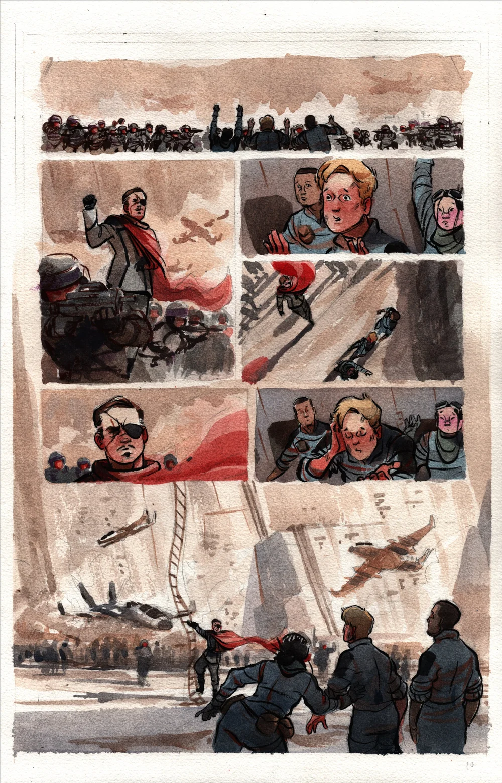 FIREFLY ORIGINAL GRAPHIC NOVEL: WATCH HOW I SOAR PAGE 10 Comic Art
