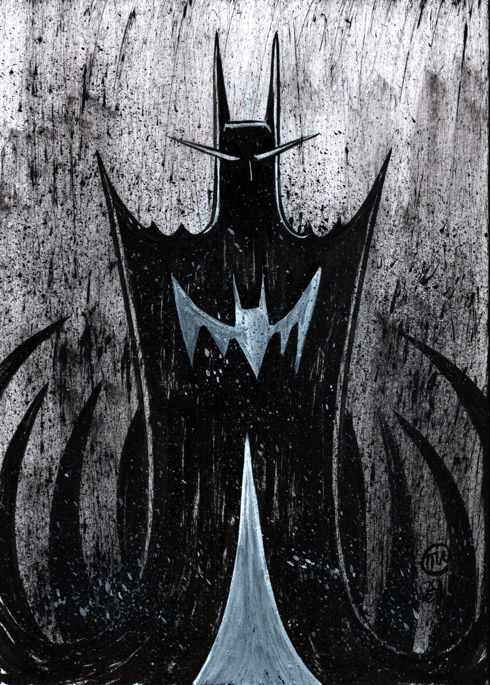 EVIL BATMAN Comic Art
