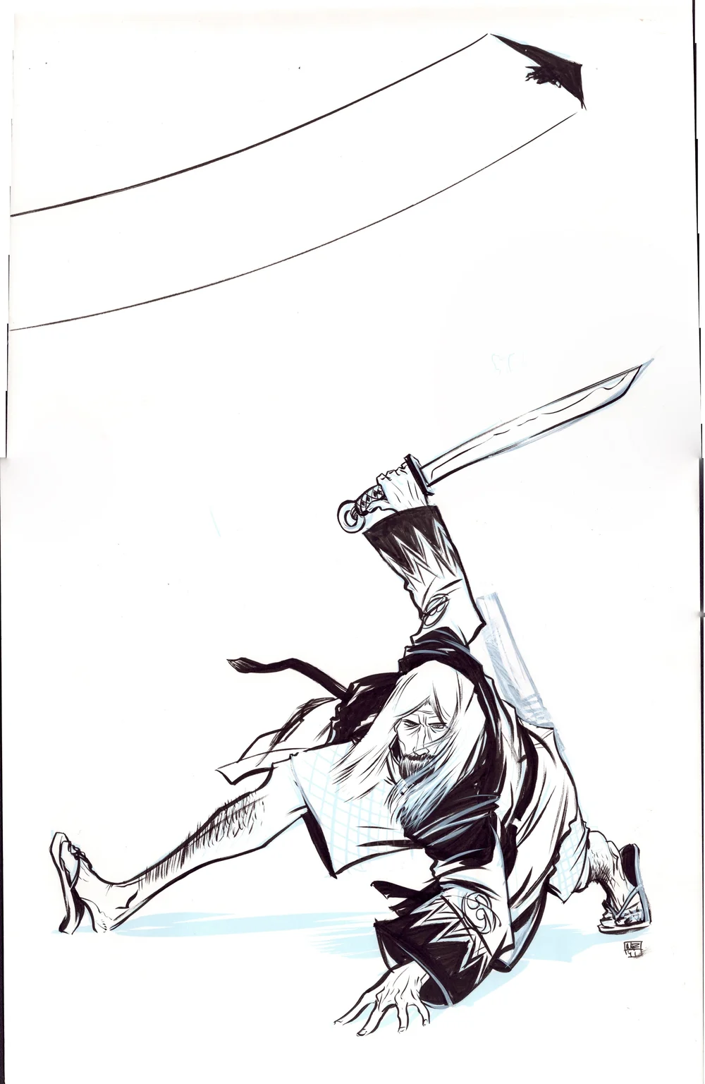 CHARACTER INKS / SPOT ILLUSTRATION FOR HAUNT COVER Comic Art