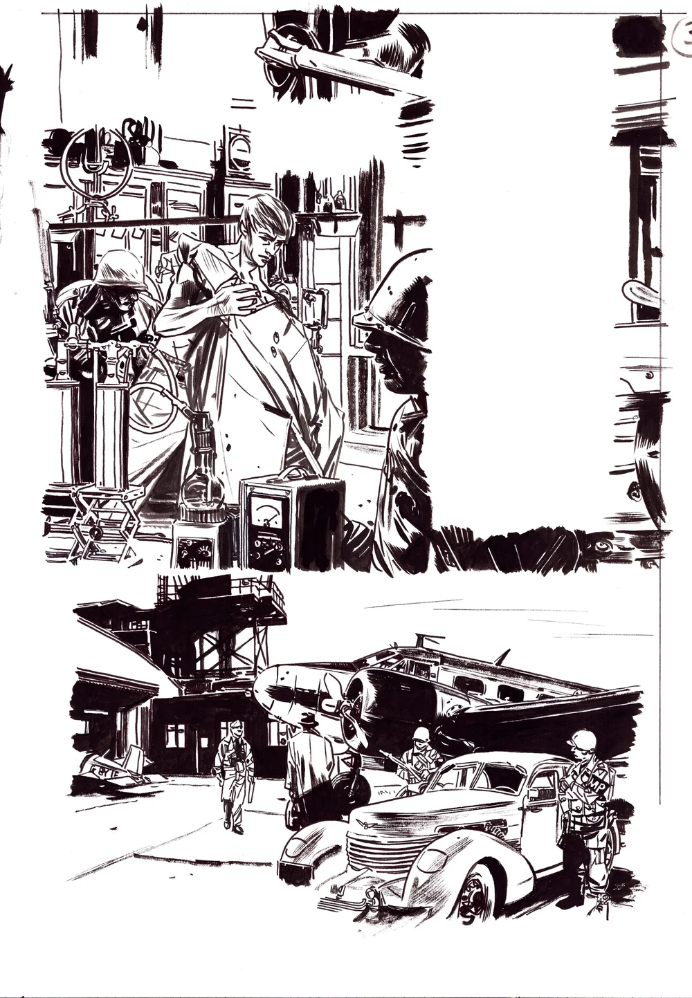 BULLET POINTS #1, PAGE 3 Comic Art