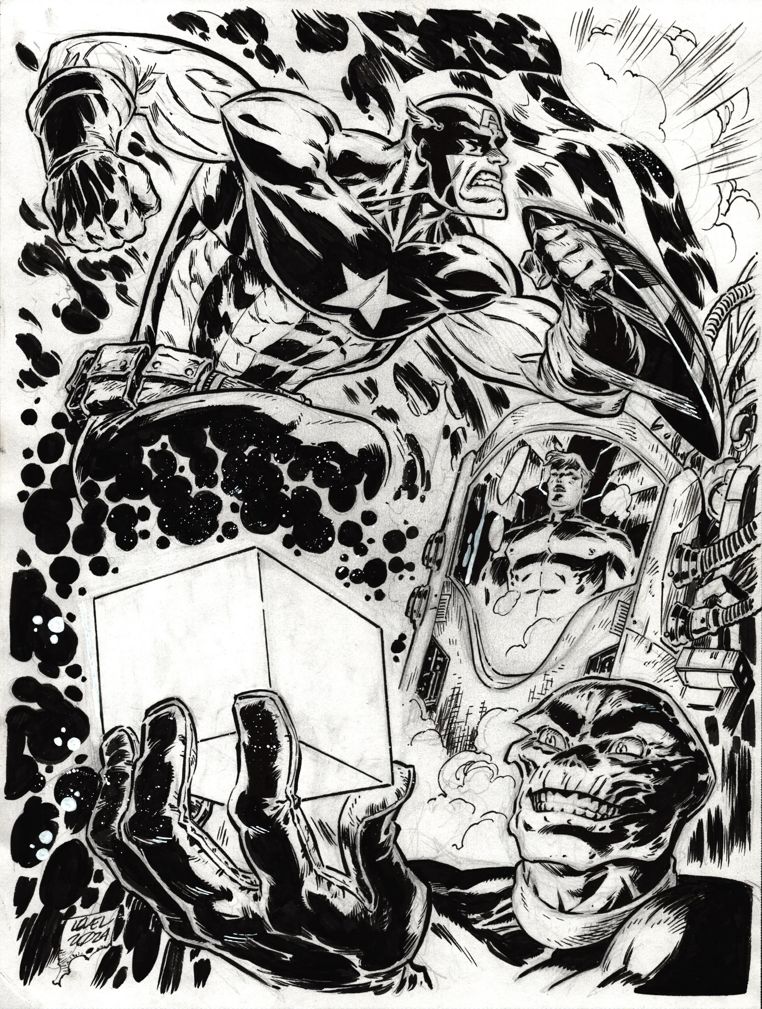 Image of Captain America & Red Skull