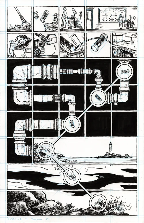 Jesse Lonergan | Godvilla vs. America: Boston #1 Page 02 | The Artist Bullpen