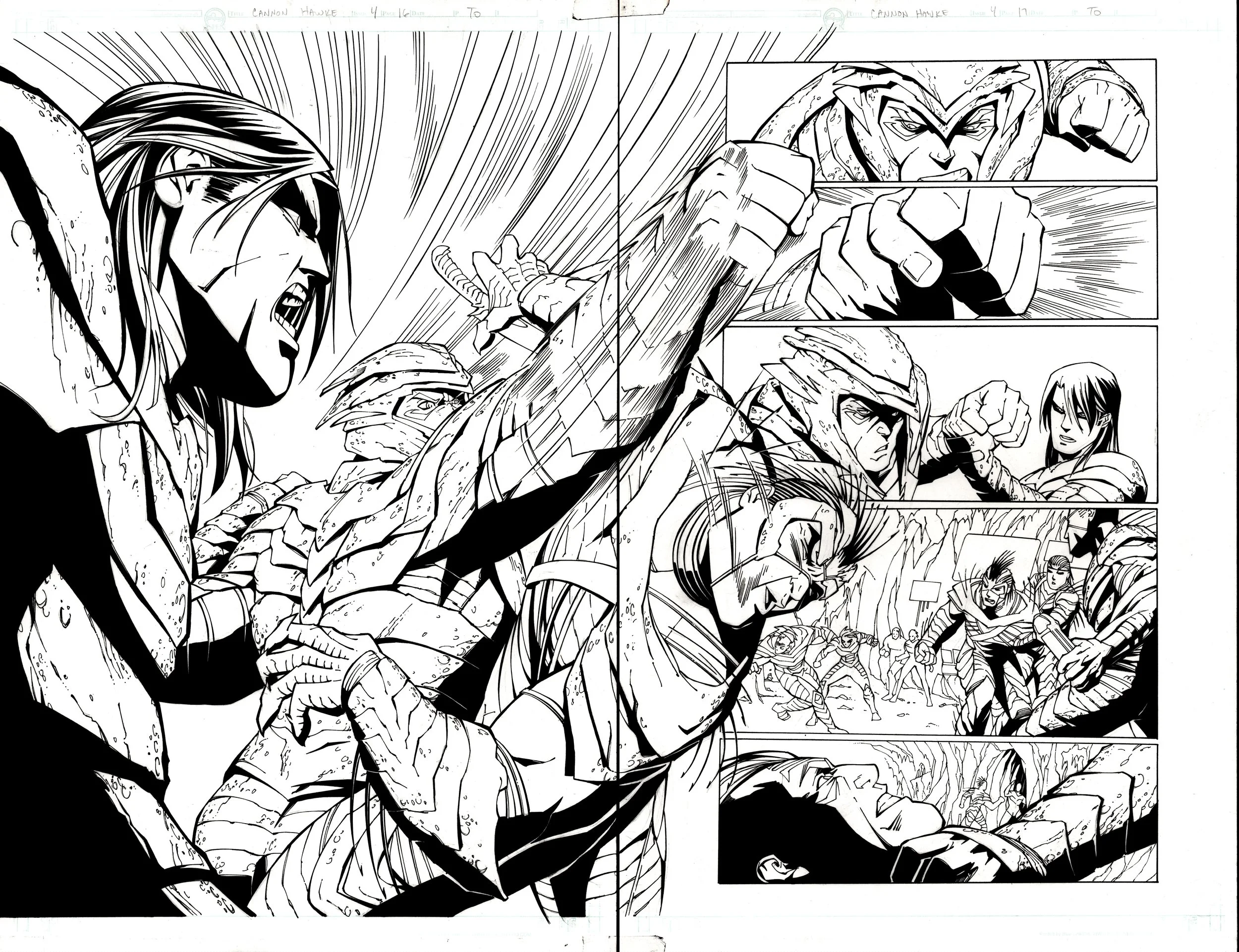 Image of Fathom: Cannon Hawke #4 Page 16-17 DPS