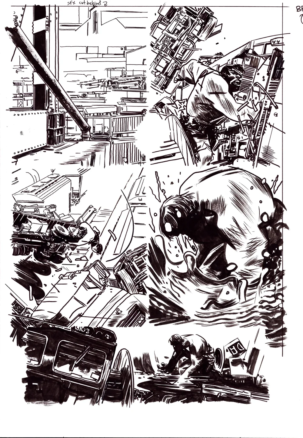 BULLET POINTS #2, PAGE 17 Comic Art