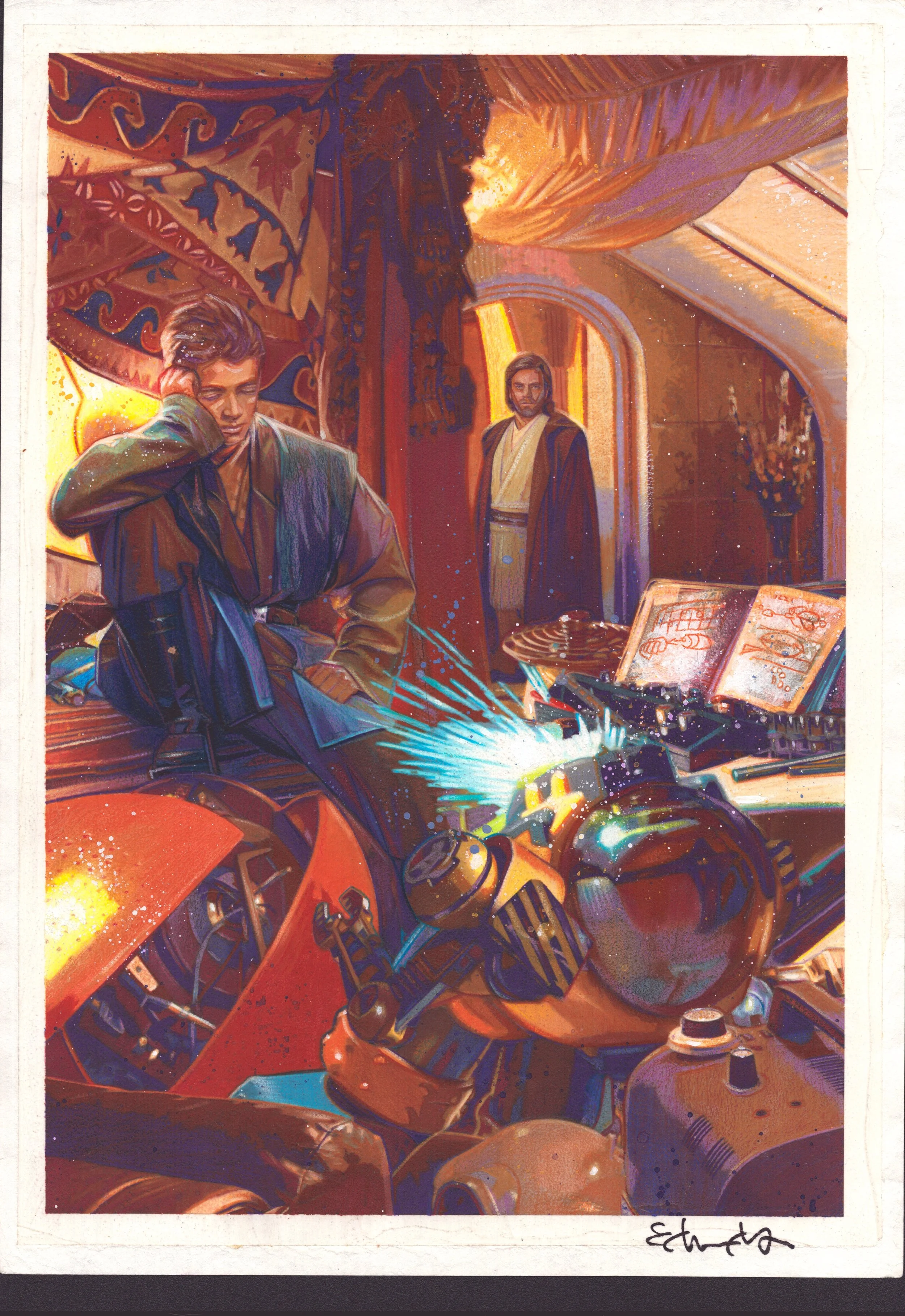 Image of Random House Star Wars Anakin: Apprentice Interior Illustration 2