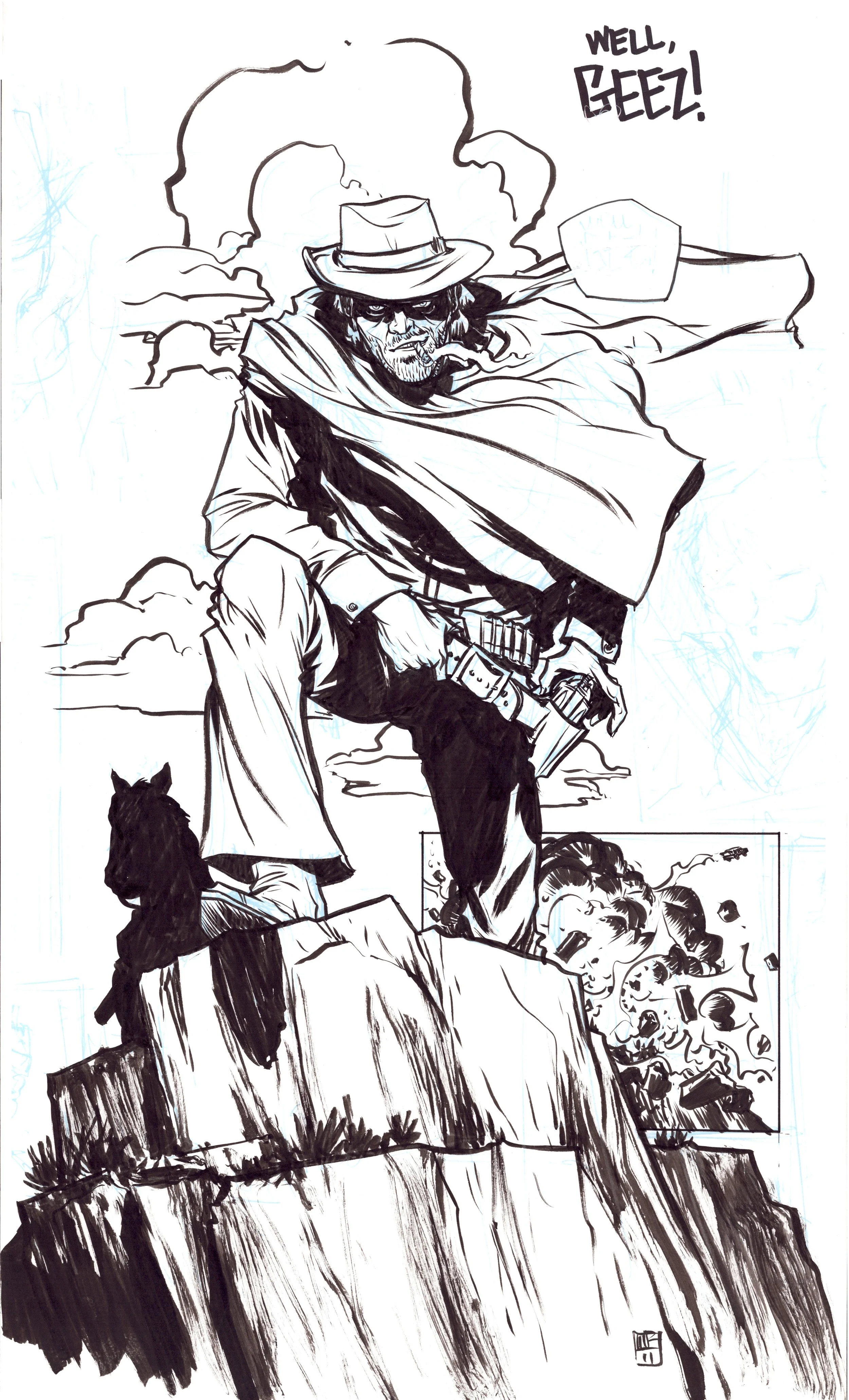 Image of Partial illustration for a larger Subaru commercial installation job - San Diego Comic-Con, 2010