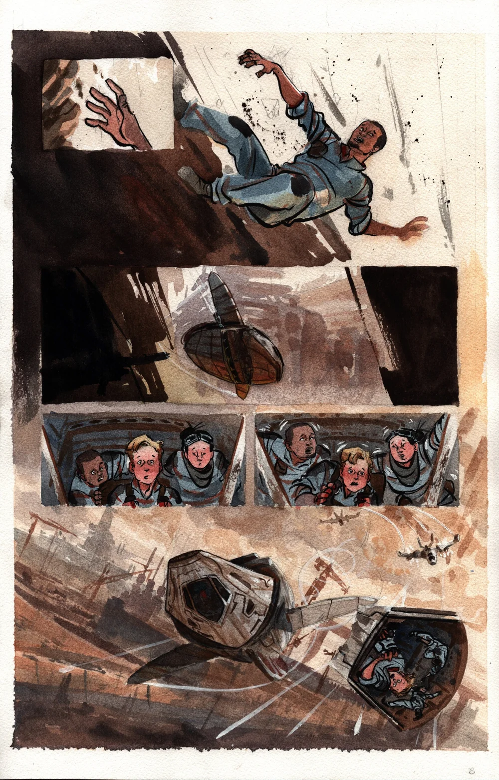 FIREFLY ORIGINAL GRAPHIC NOVEL: WATCH HOW I SOAR PAGE 8 Comic Art