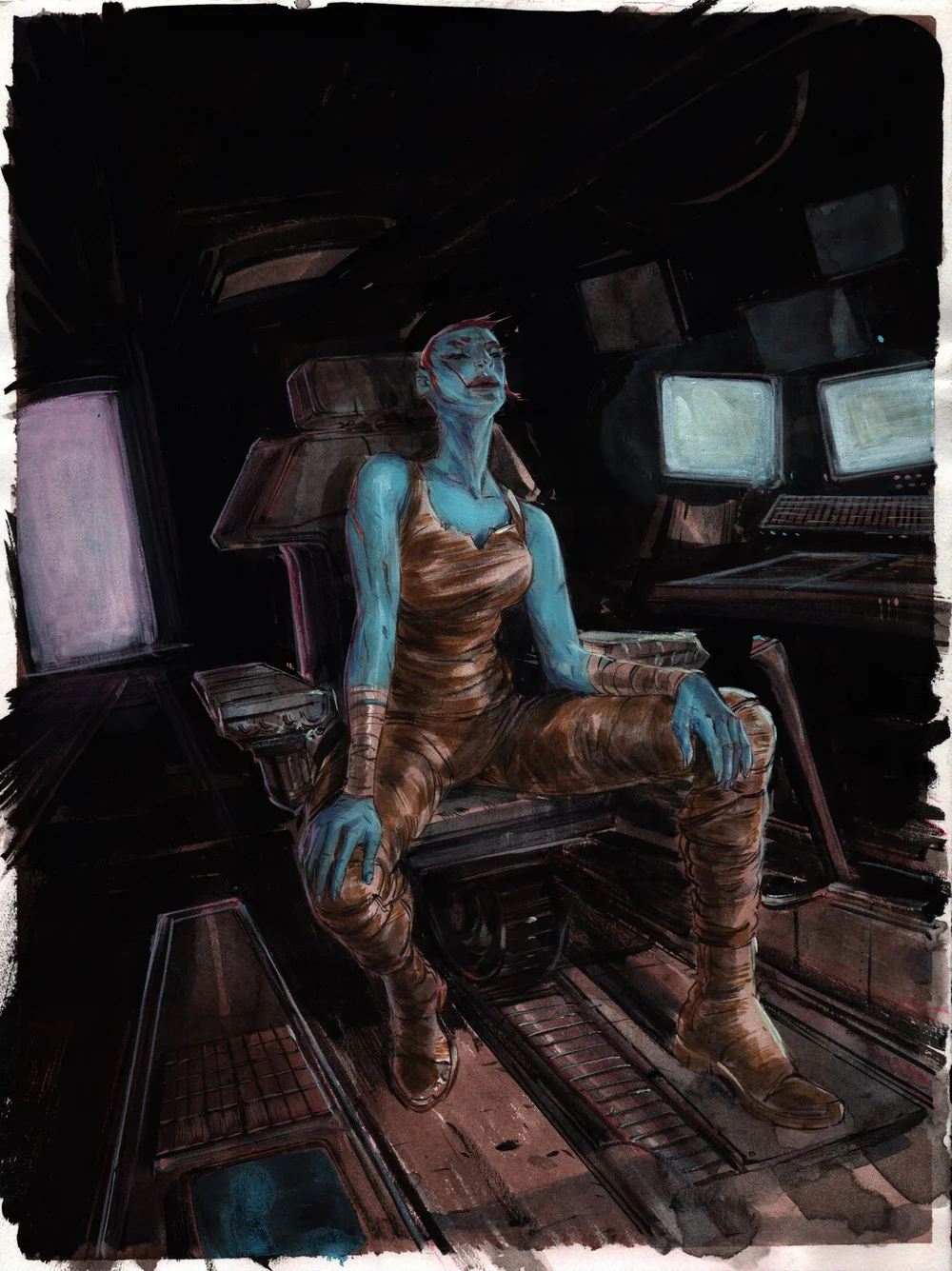 ASCENDER #18 SDCC EXCLUSIVE VARIANT COVER Comic Art