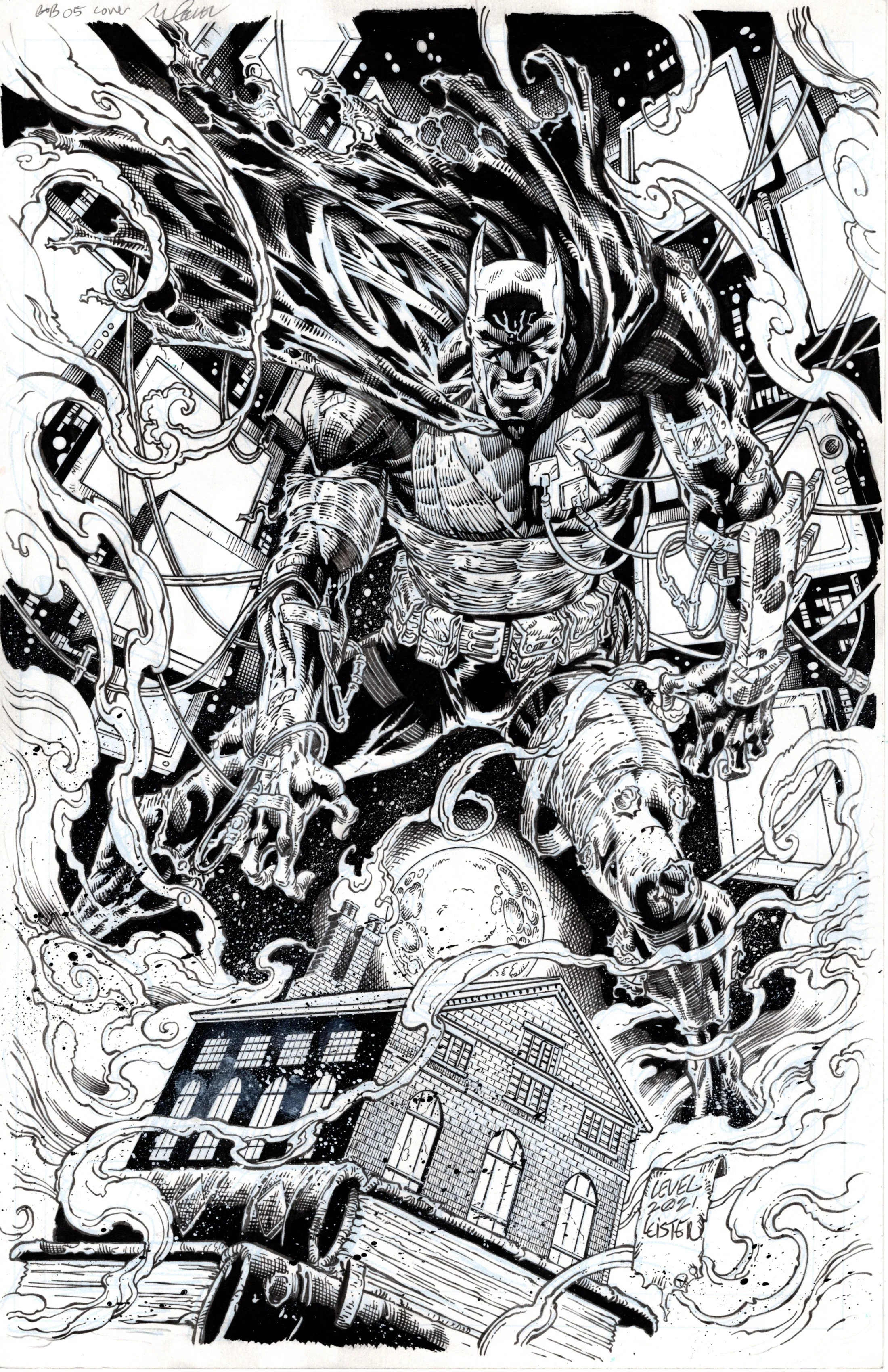 Image of Batman vs. Bigby #2 Cover Brian Level Variant