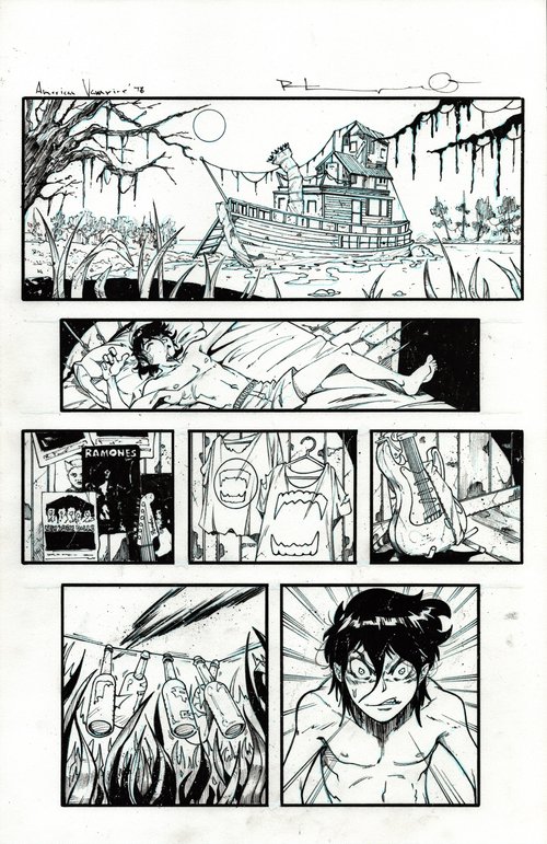 Ricardo López Ortiz | American Vampire 1976 #7: Limb Page 01 | The Artist Bullpen