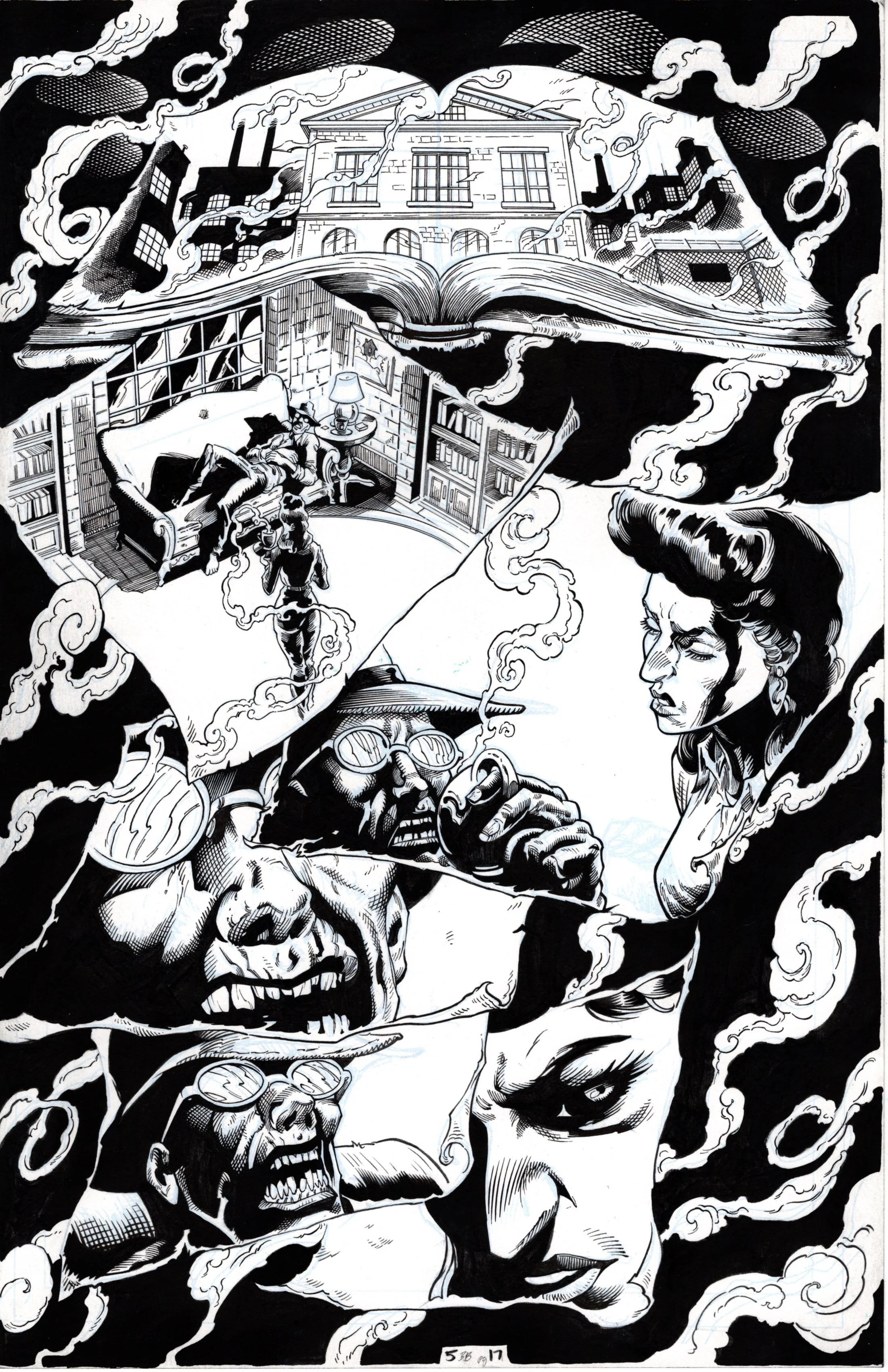 Image of Batman vs. Bigby! A Wolf in Gotham #5 Page 17