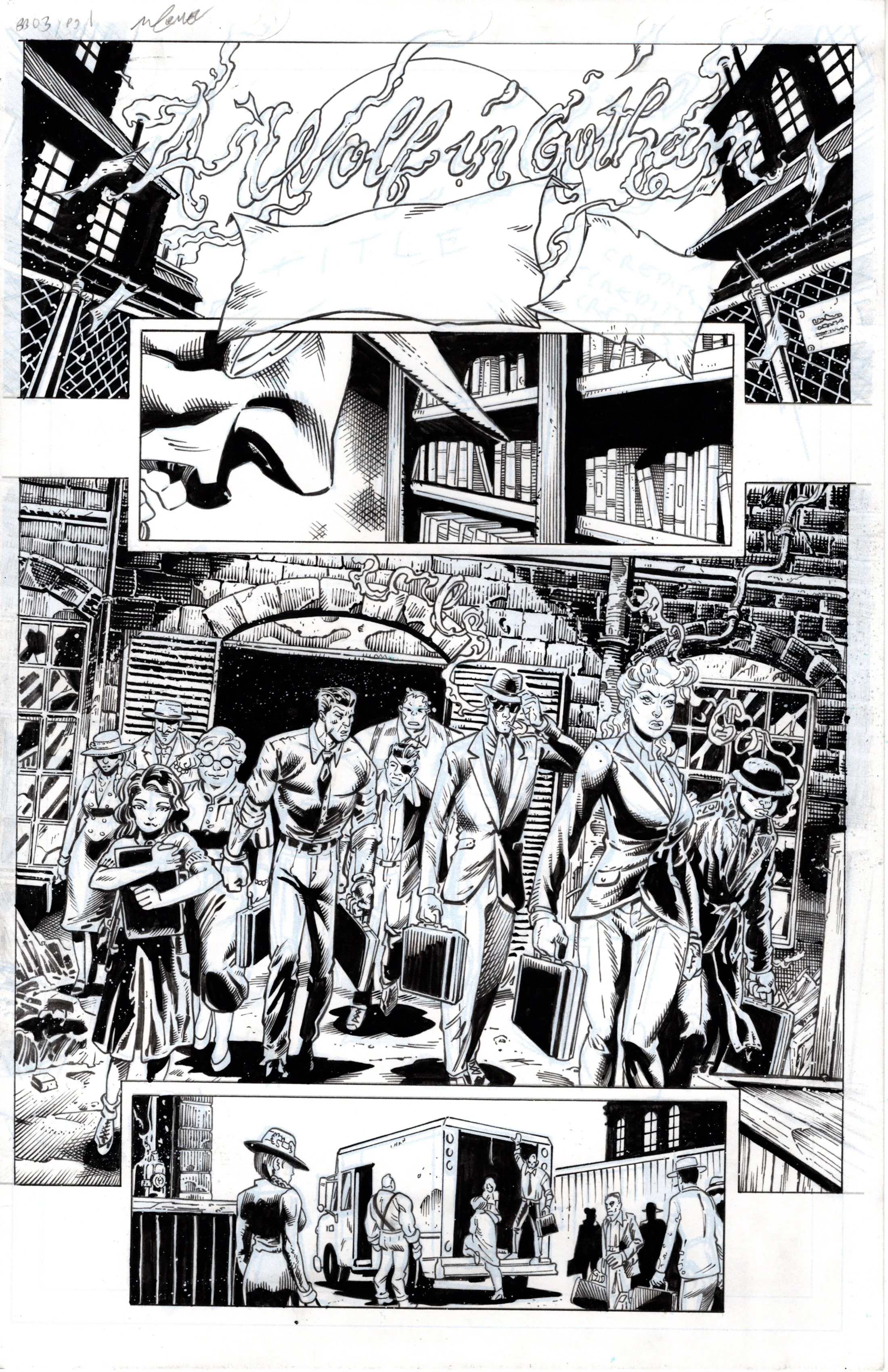 Image of Batman vs. Bigby! A Wolf in Gotham #3 Page 01