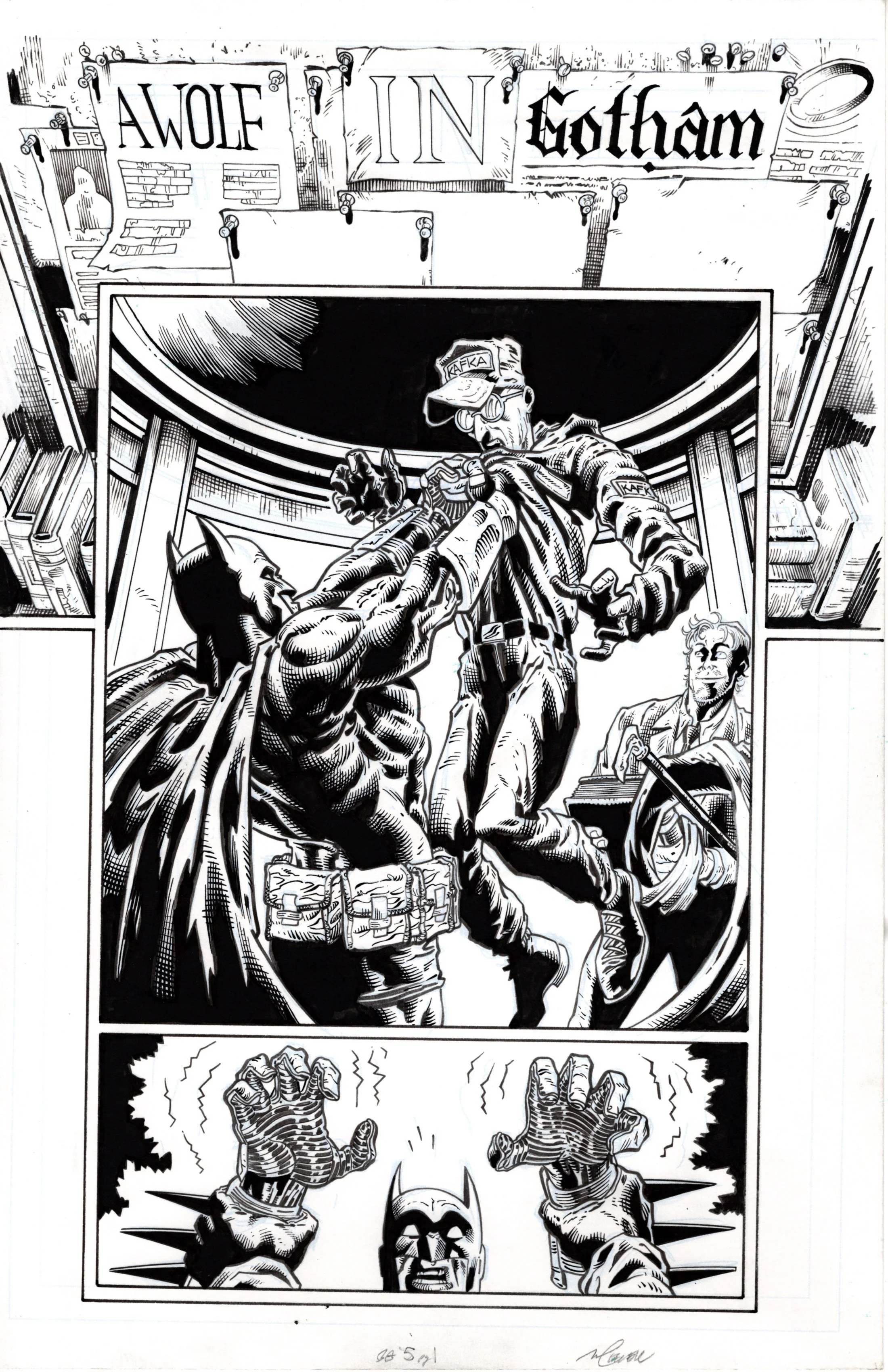 Image of Batman vs. Bigby! A Wolf in Gotham #5 Page 01