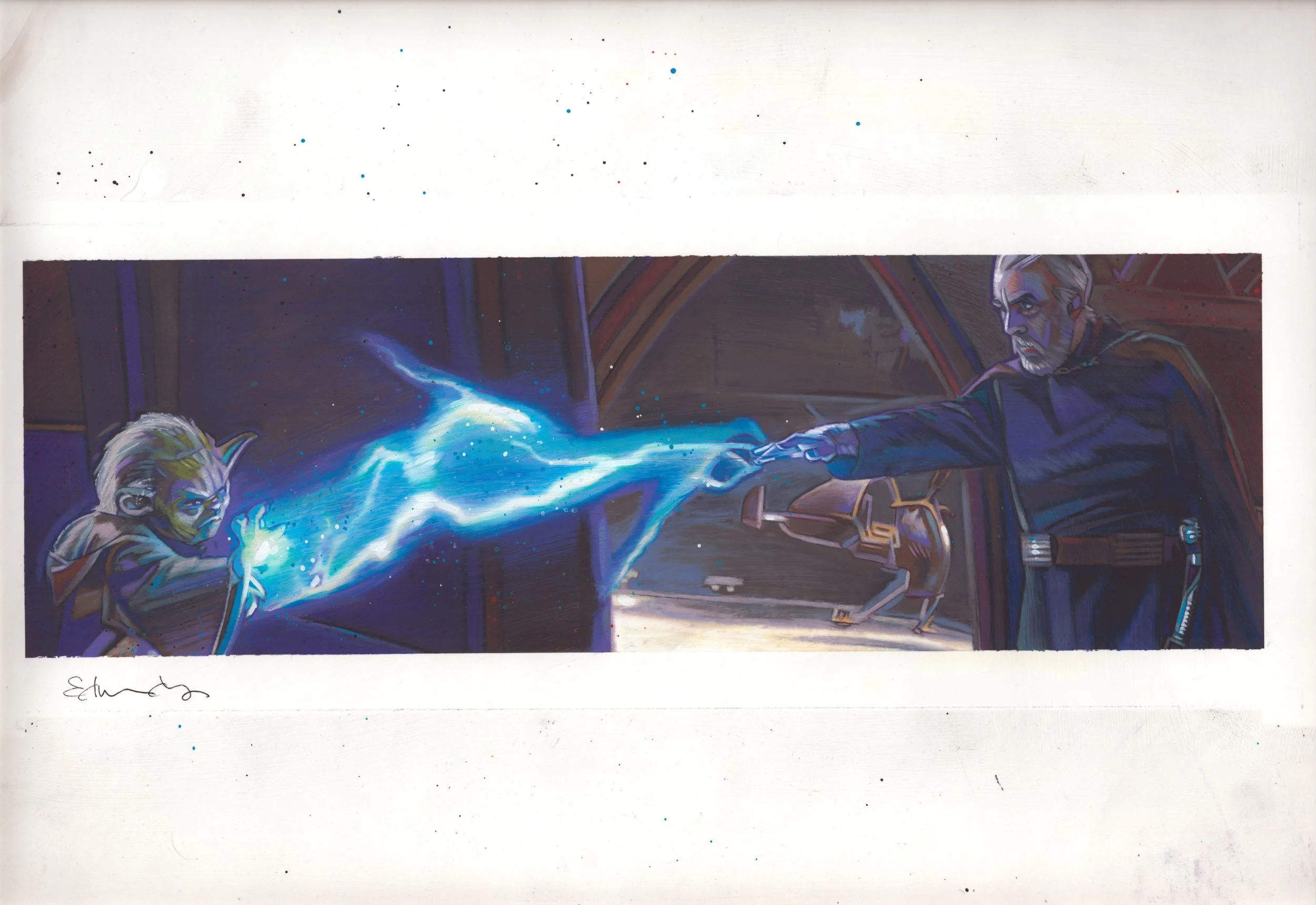 Image of Yoda and Count Dooku