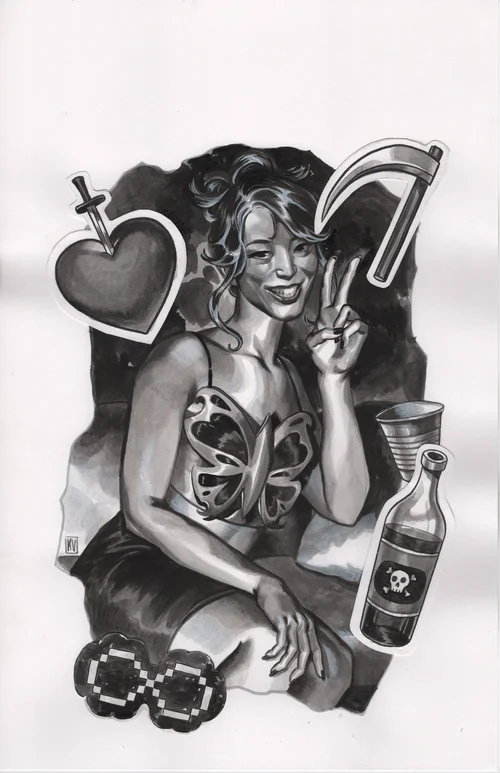 Keyla Valerio | Dead Teenagers #1 Cover B Variant | The Artist Bullpen