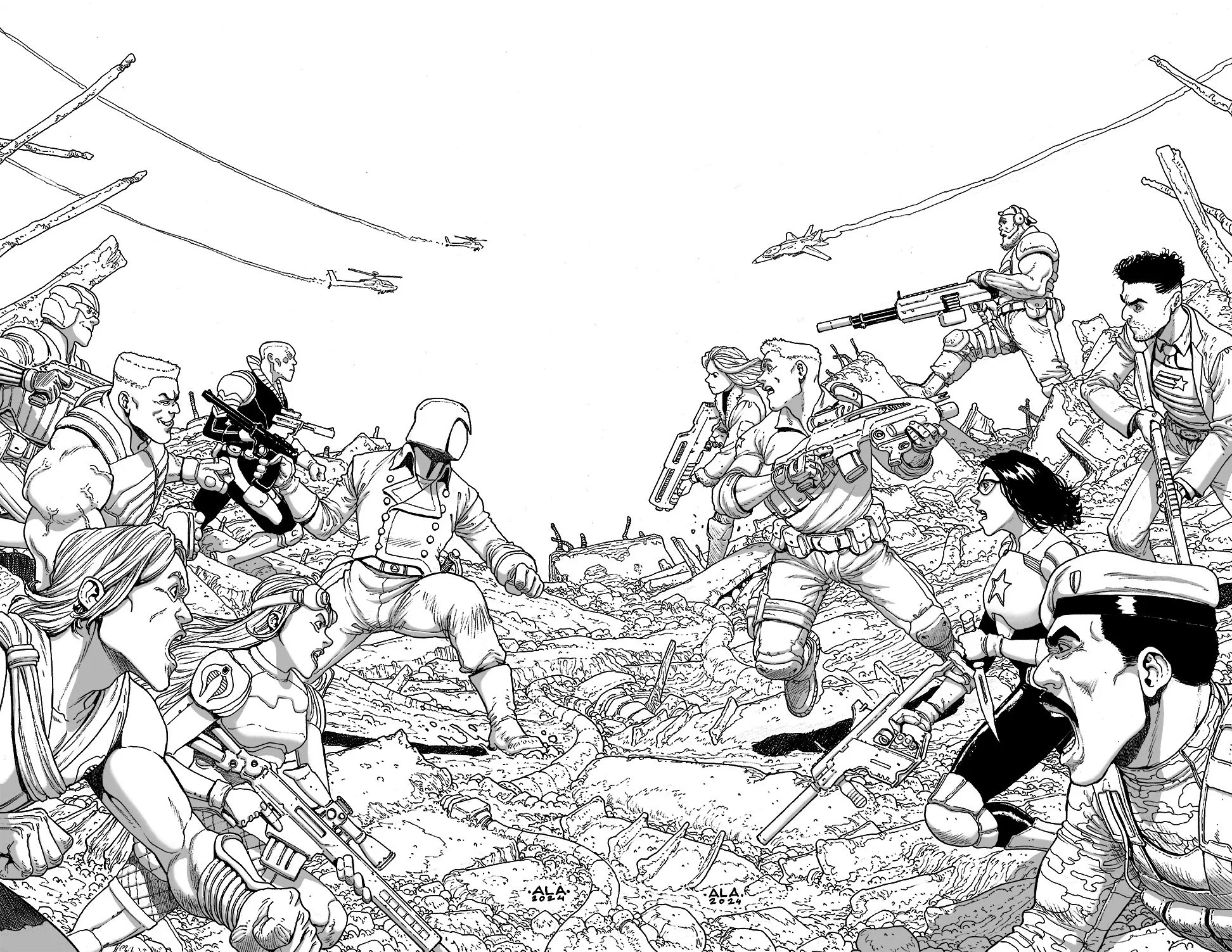 G.I. Joe #1 Skybound Insiders Connecting Variant