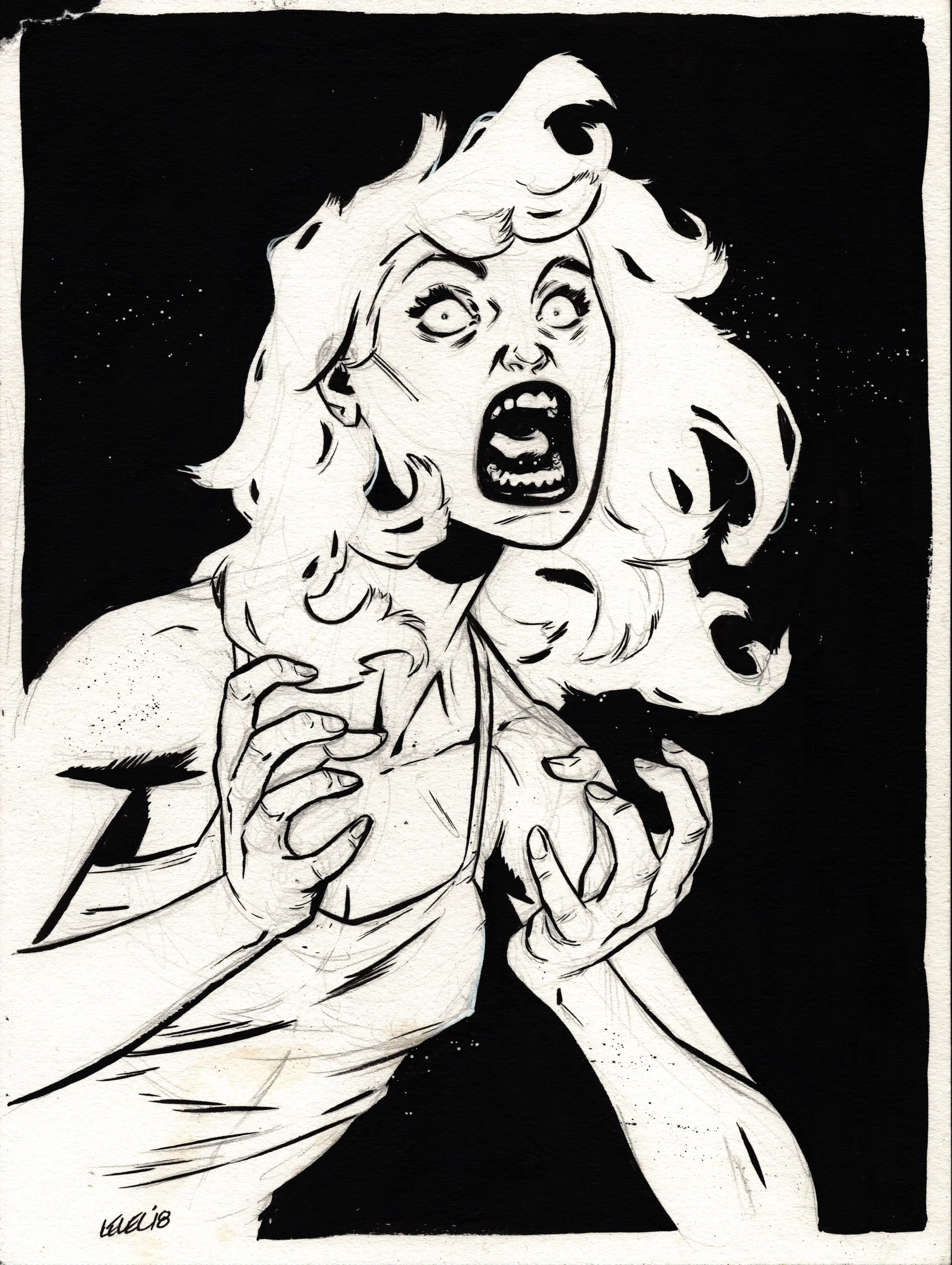 Image of Screaming Woman