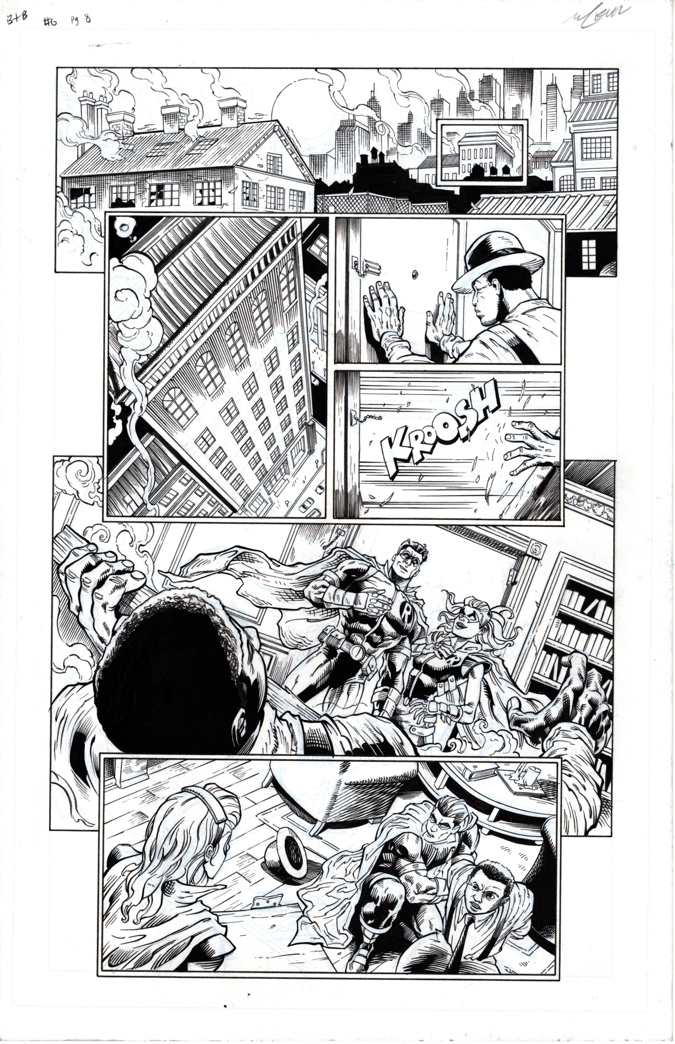 Image of Batman vs. Bigby! A Wolf in Gotham #6 Page 08