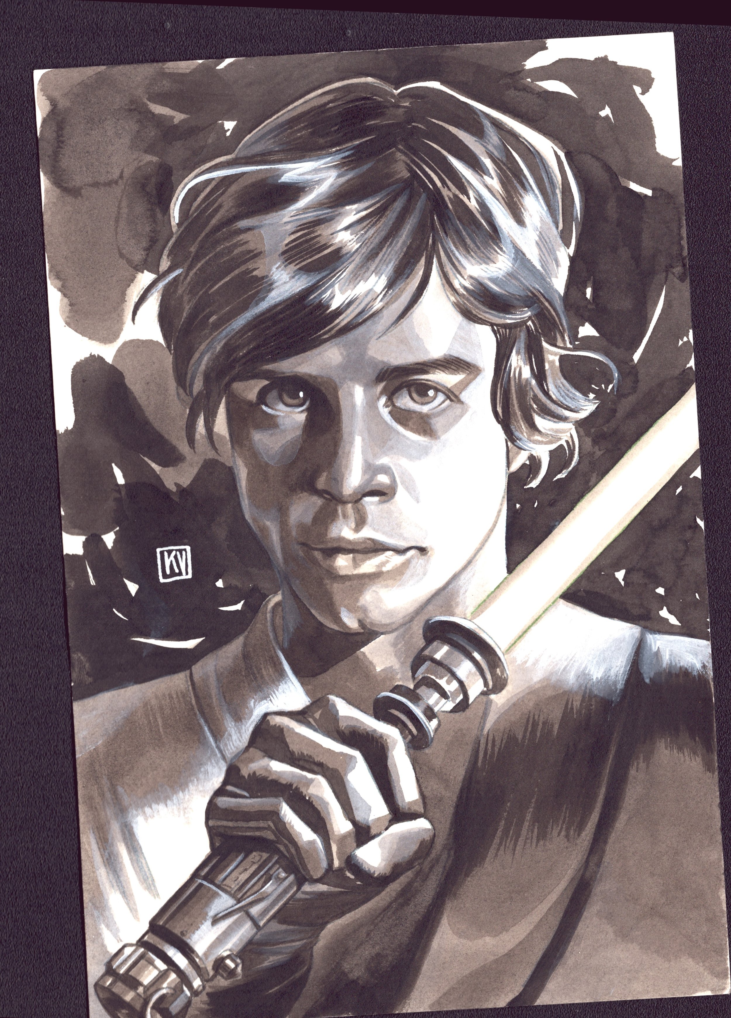 Luke Skywalker by Keyla Valerio