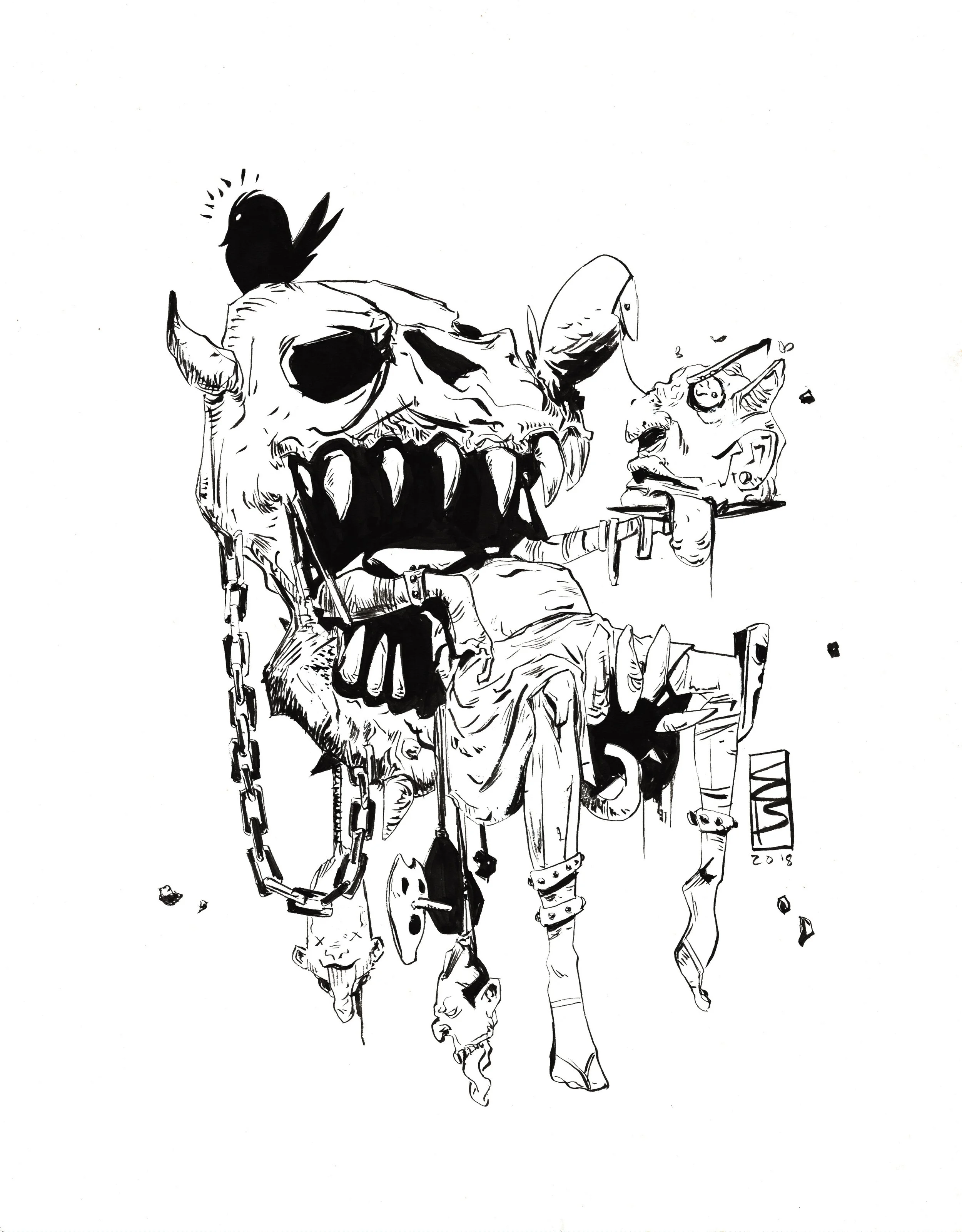 Headless Throne by Eric Bonhomme