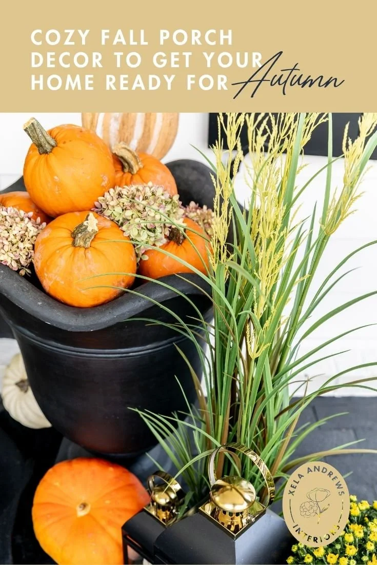 Cozy fall porch decor to get your home ready for autumn.