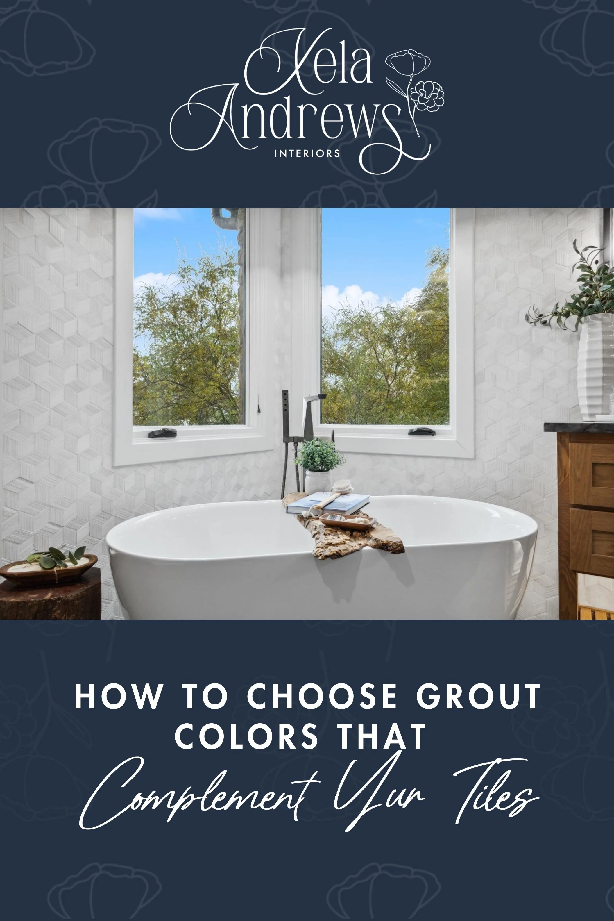 How to choose grout colors that compliment your tiles.
