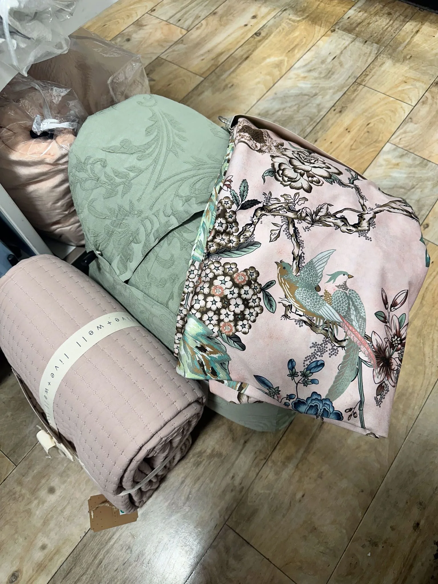 Vintage-inspired dorm room decorating with antique clock and decorative accessories for college dorm room.