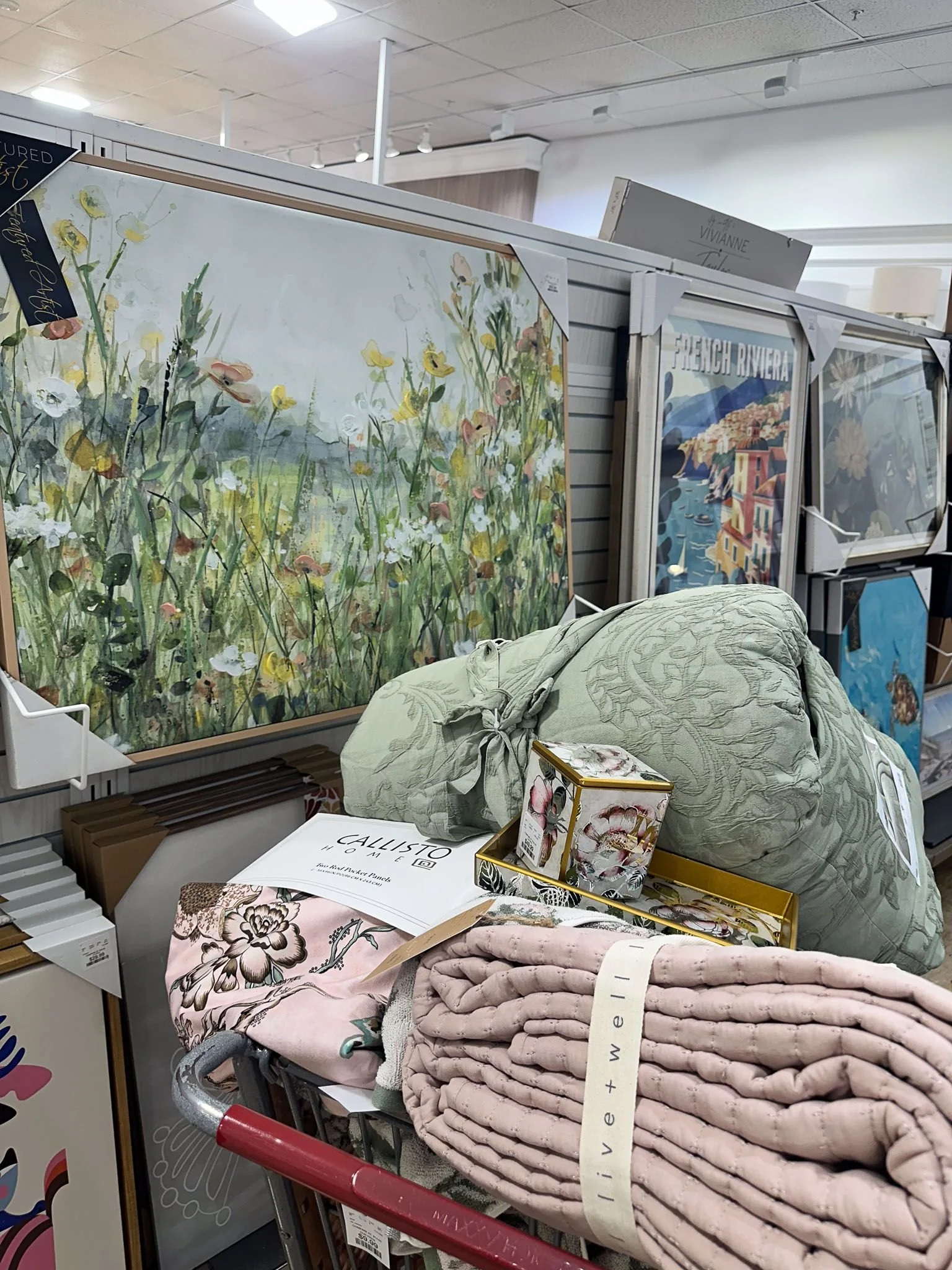 Textured dorm room decorating ideas using woven baskets and natural materials in college dorm room.