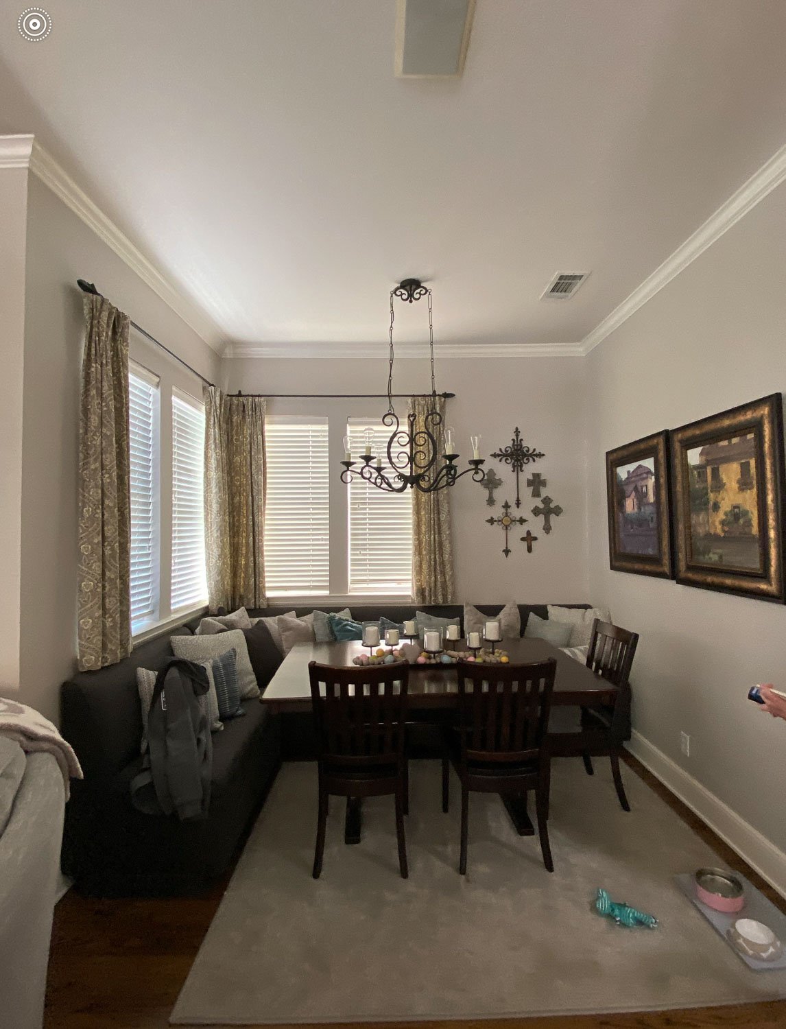 Interior designers in Texas showcase a beautifully styled living space featuring a modern room design and curated decor.