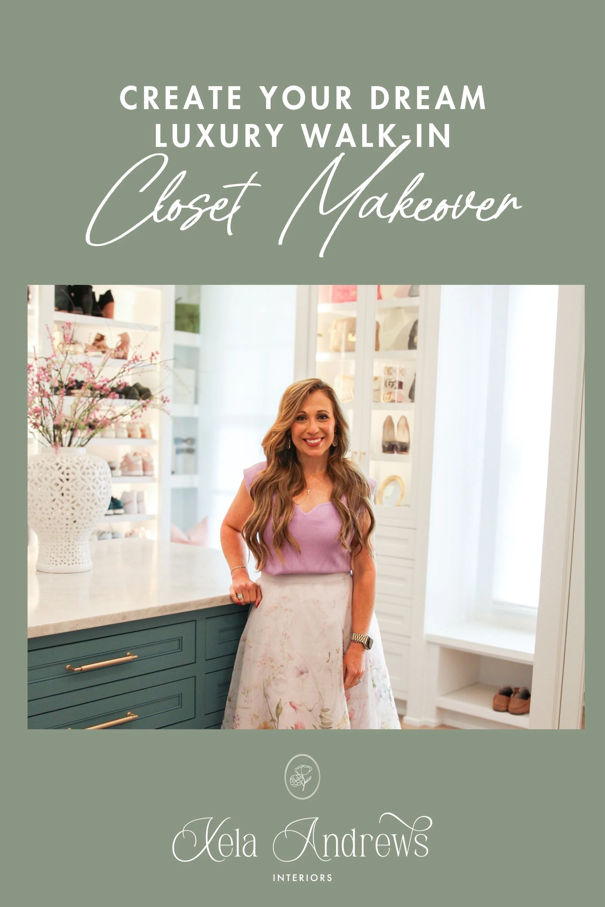 Create your dream luxury walk-in closet makeover.