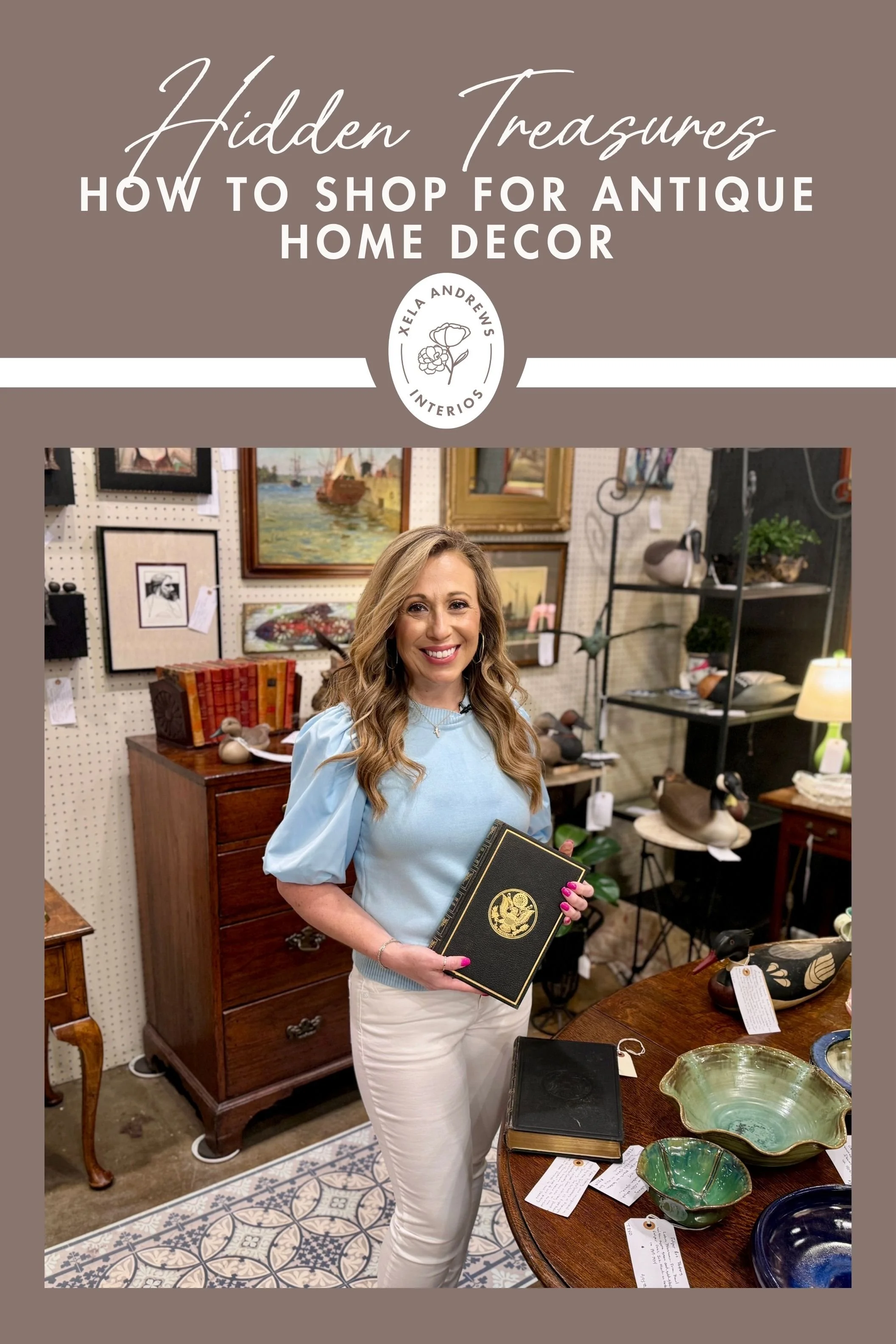 How to shop for antique home decor.