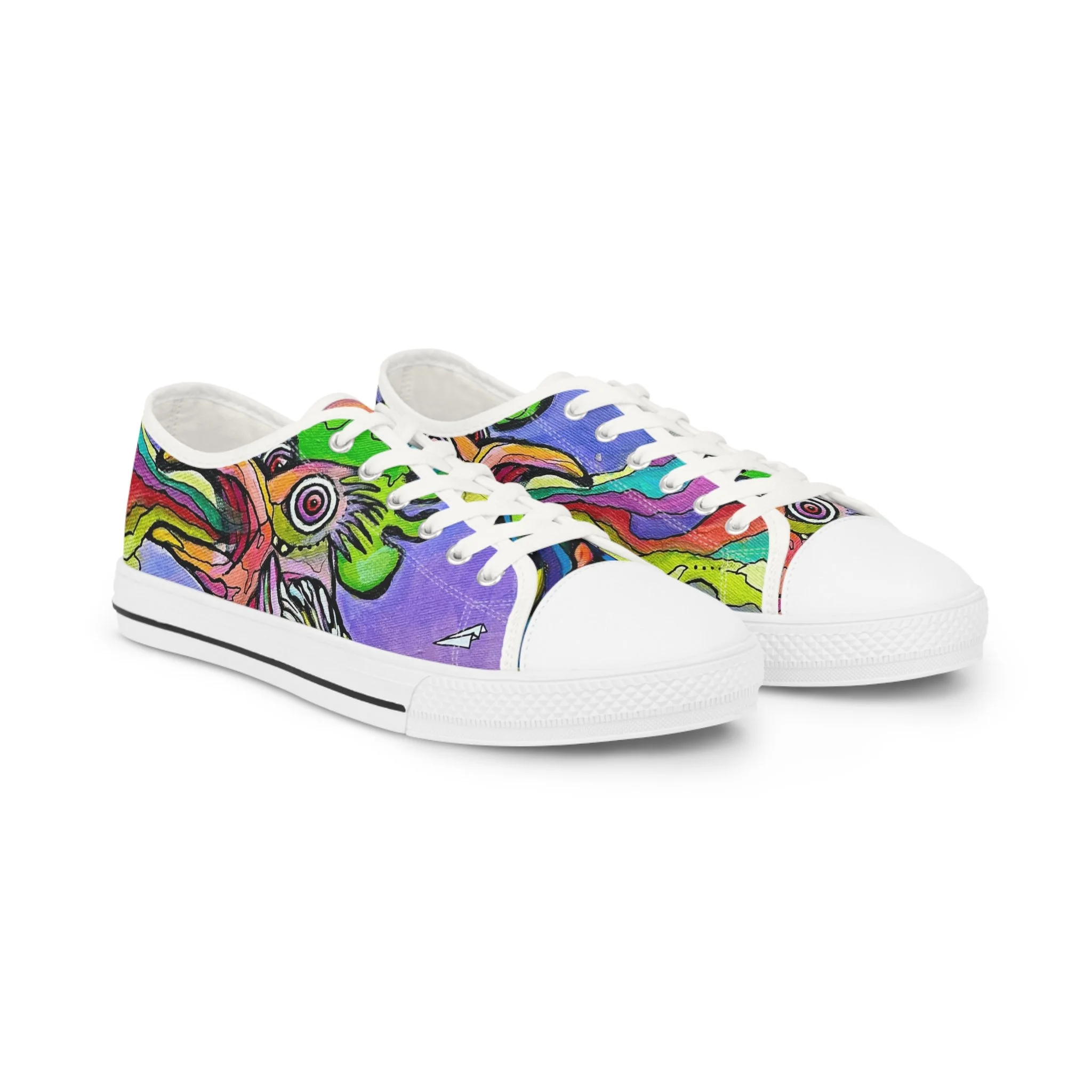 Crowing Colors—Men's Low Top Sneakers