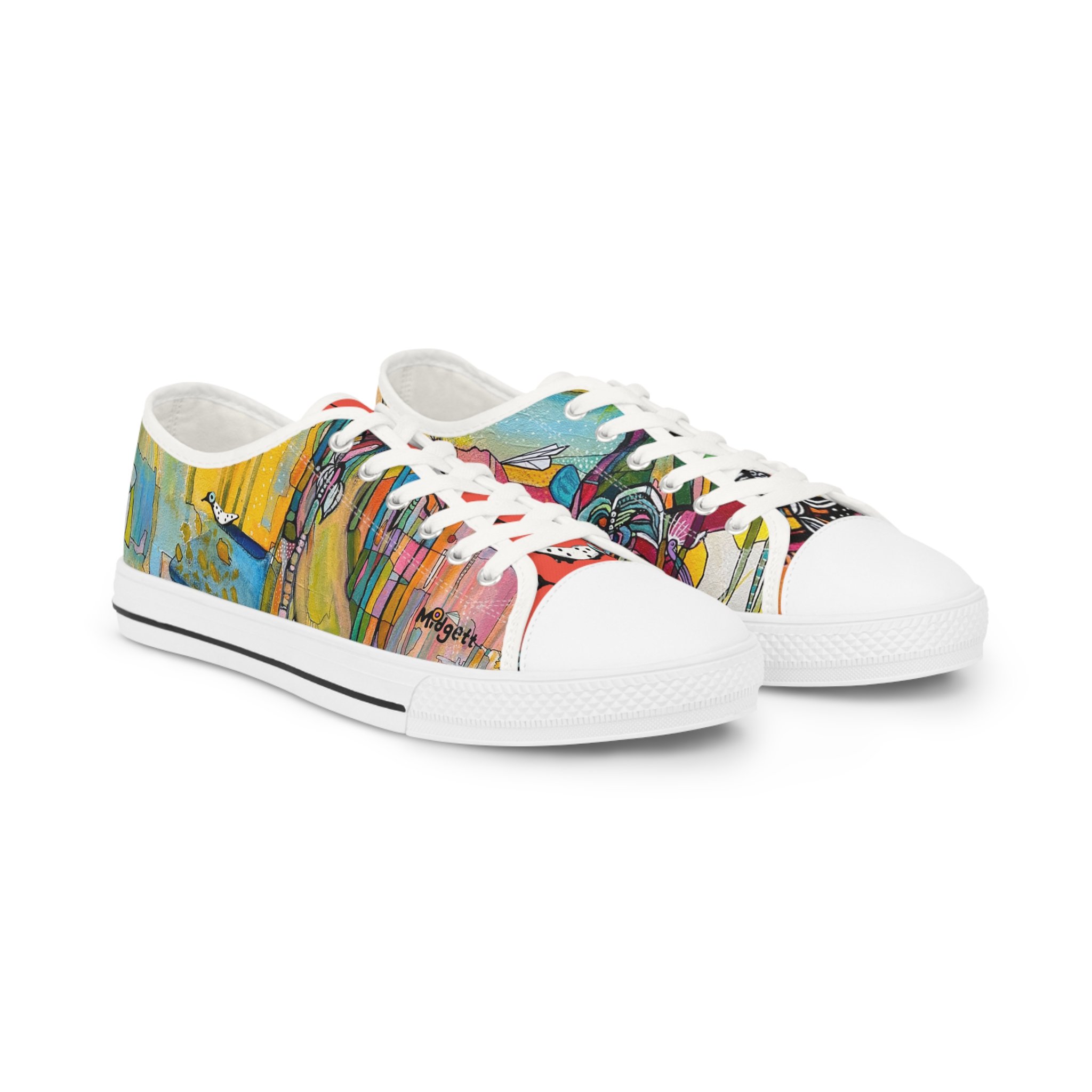 The bird queen—Men's Low Top Sneakers