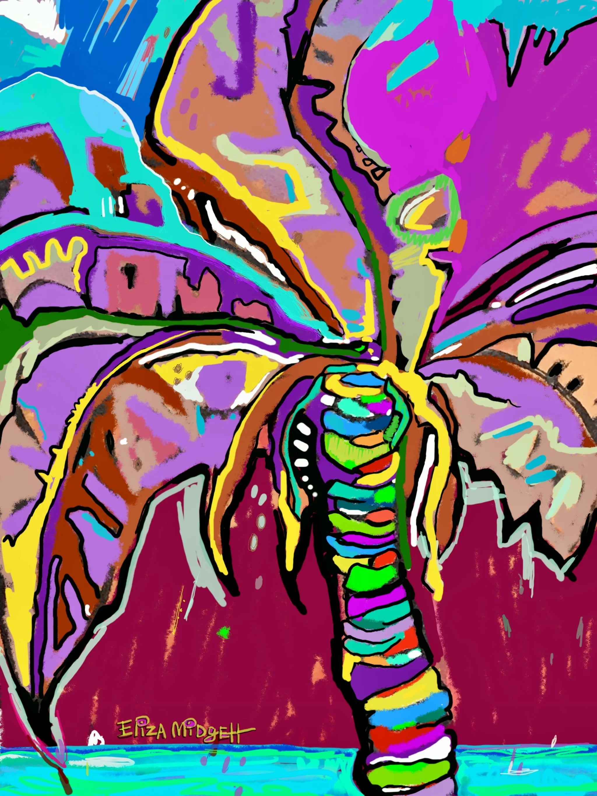 Raindrops are falling on my head
giclee' prints only